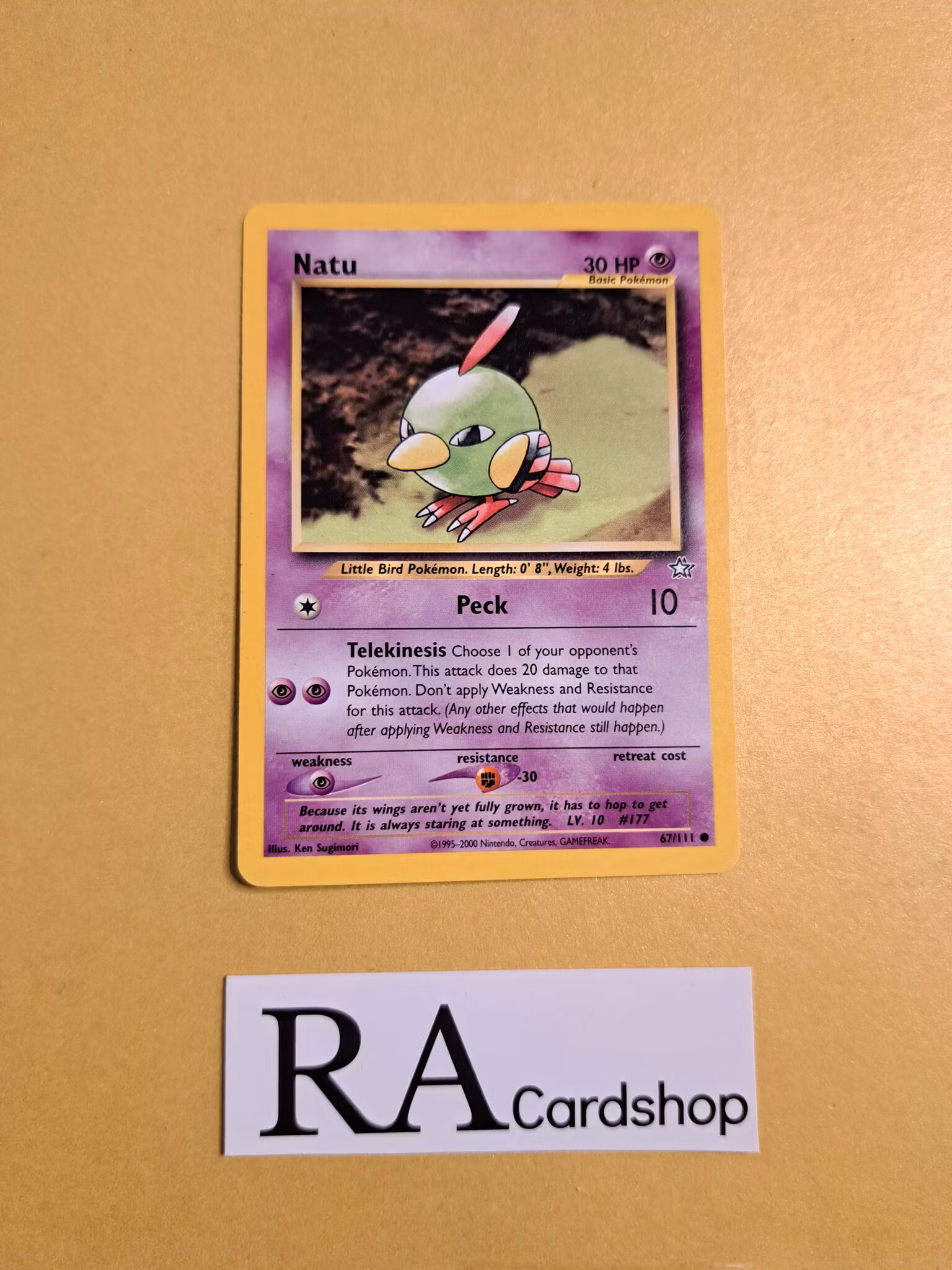 Natu Common 67/111 Neo Genesis Pokemon
