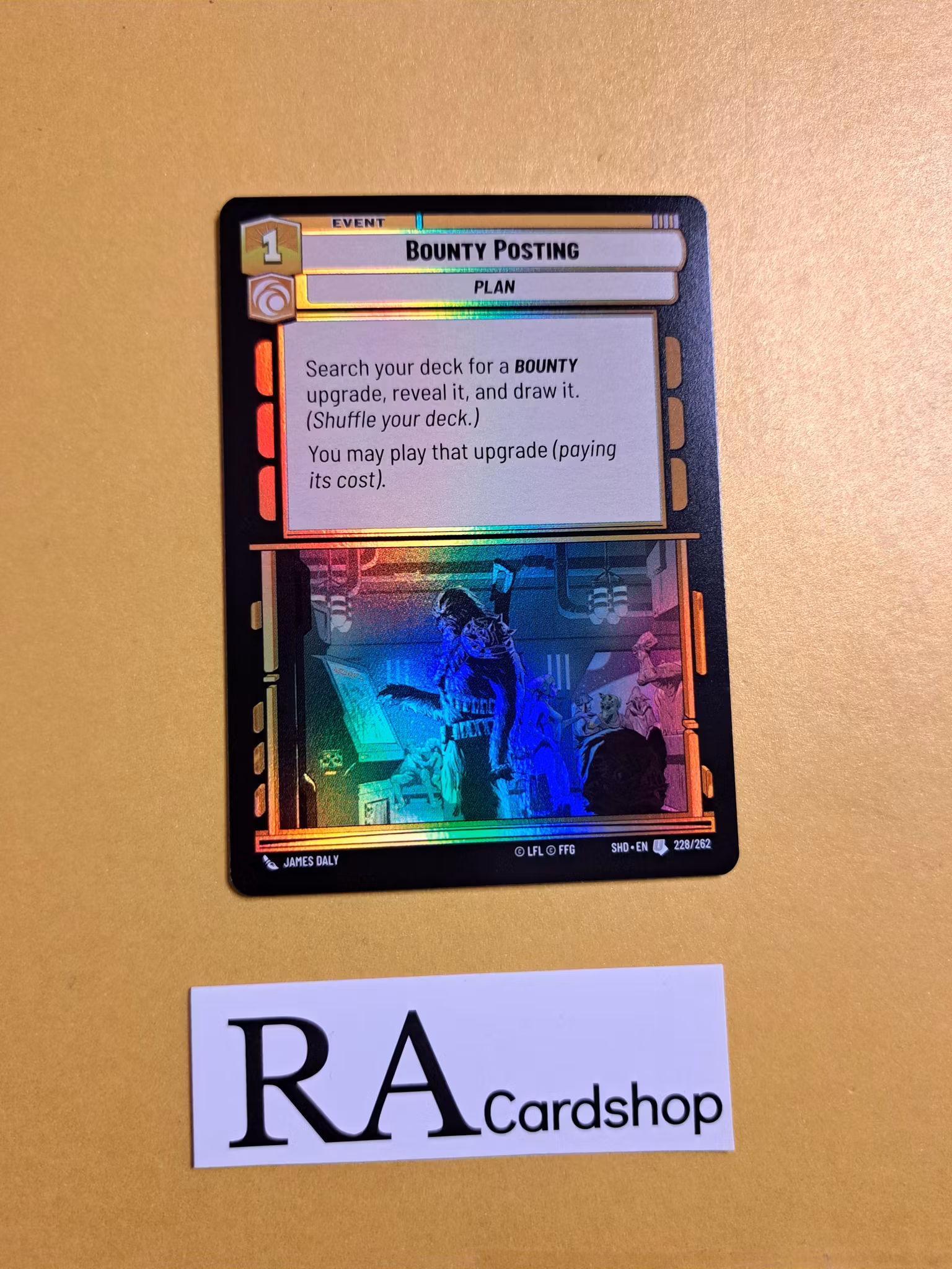 Bounty Posting Uncommon Foil 228/262 Shadows of the Galaxy (SHD) Star Wars Unlimited TCG