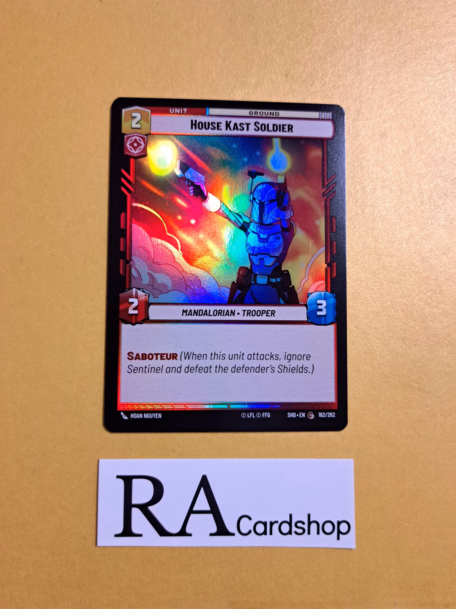 House Kast Soldier Common Foil 162/262 Shadows of the Galaxy (SHD) Star Wars Unlimited TCG
