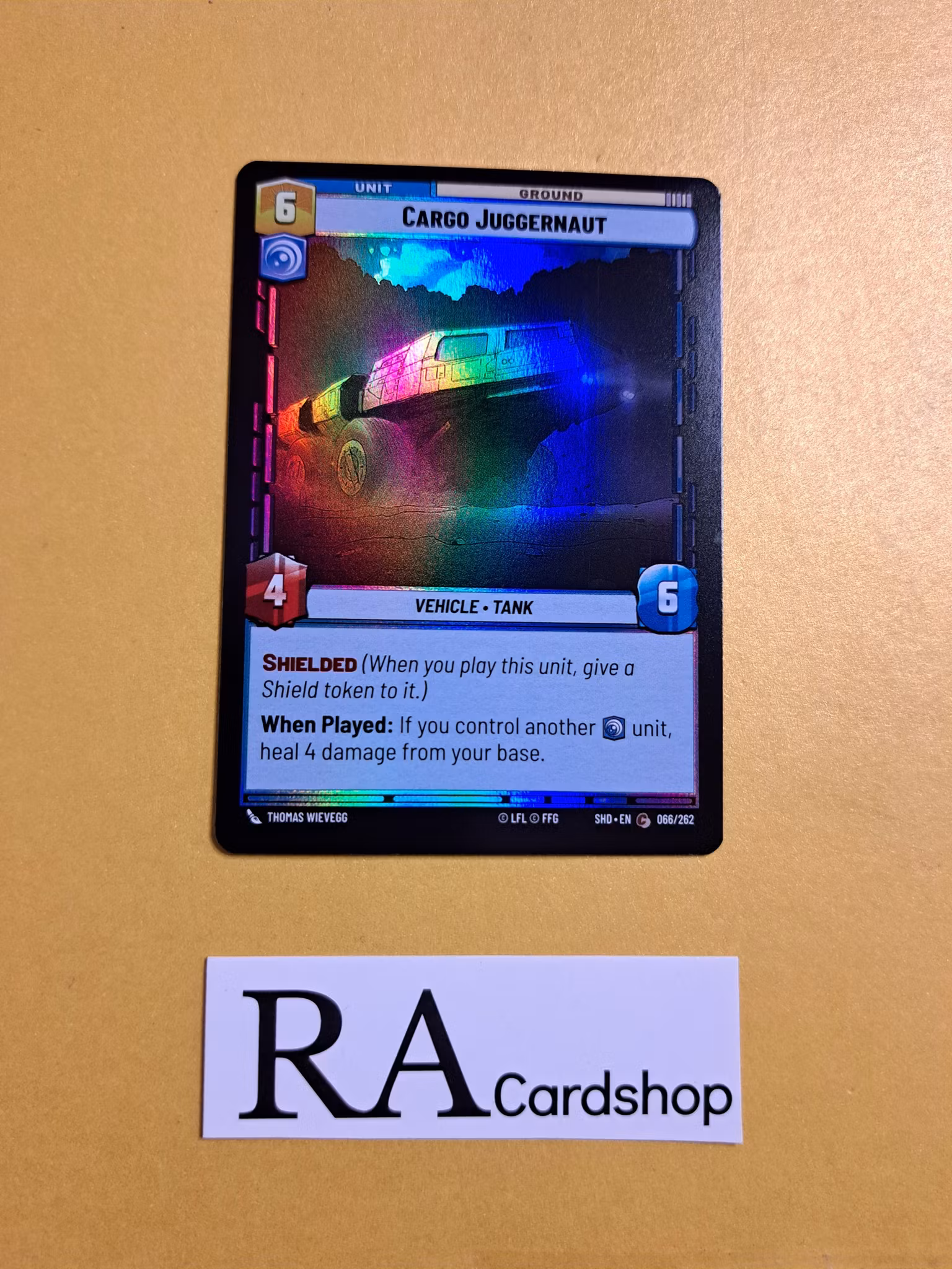 Cargo Juggernaut Common Foil 066/262 Shadows of the Galaxy (SHD) Star Wars Unlimited TCG