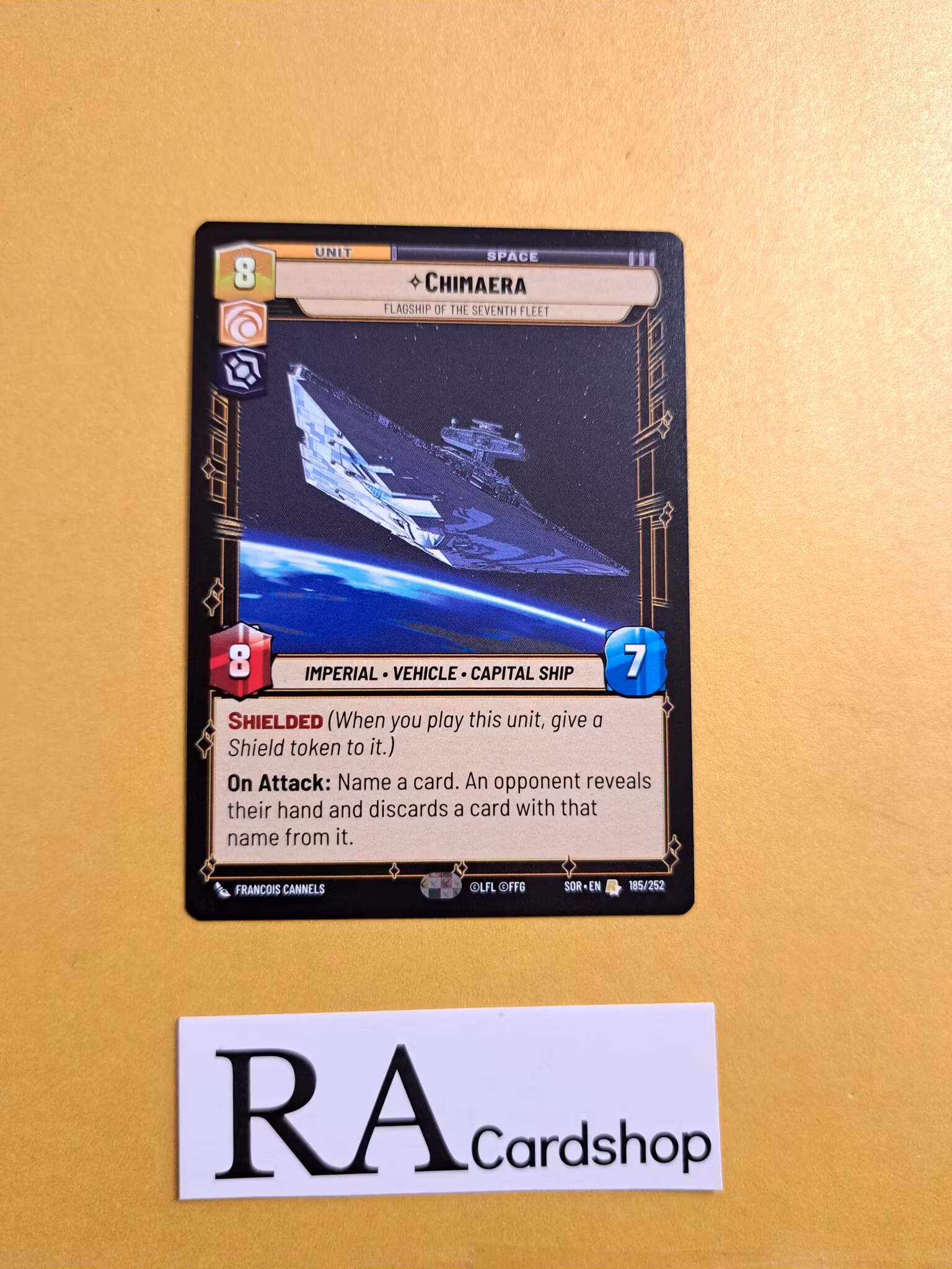 Chimaera Rare 185/252 Spark of the Rebellion (SOR) Star Wars Unlimited