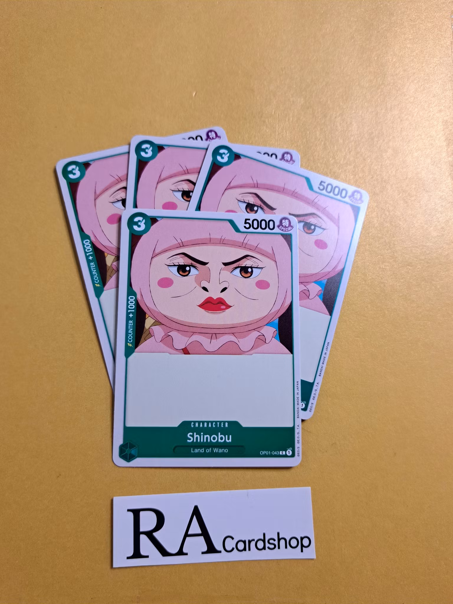 Shinobu Common Playset OP01-043 Romance Dawn One Piece Card Game