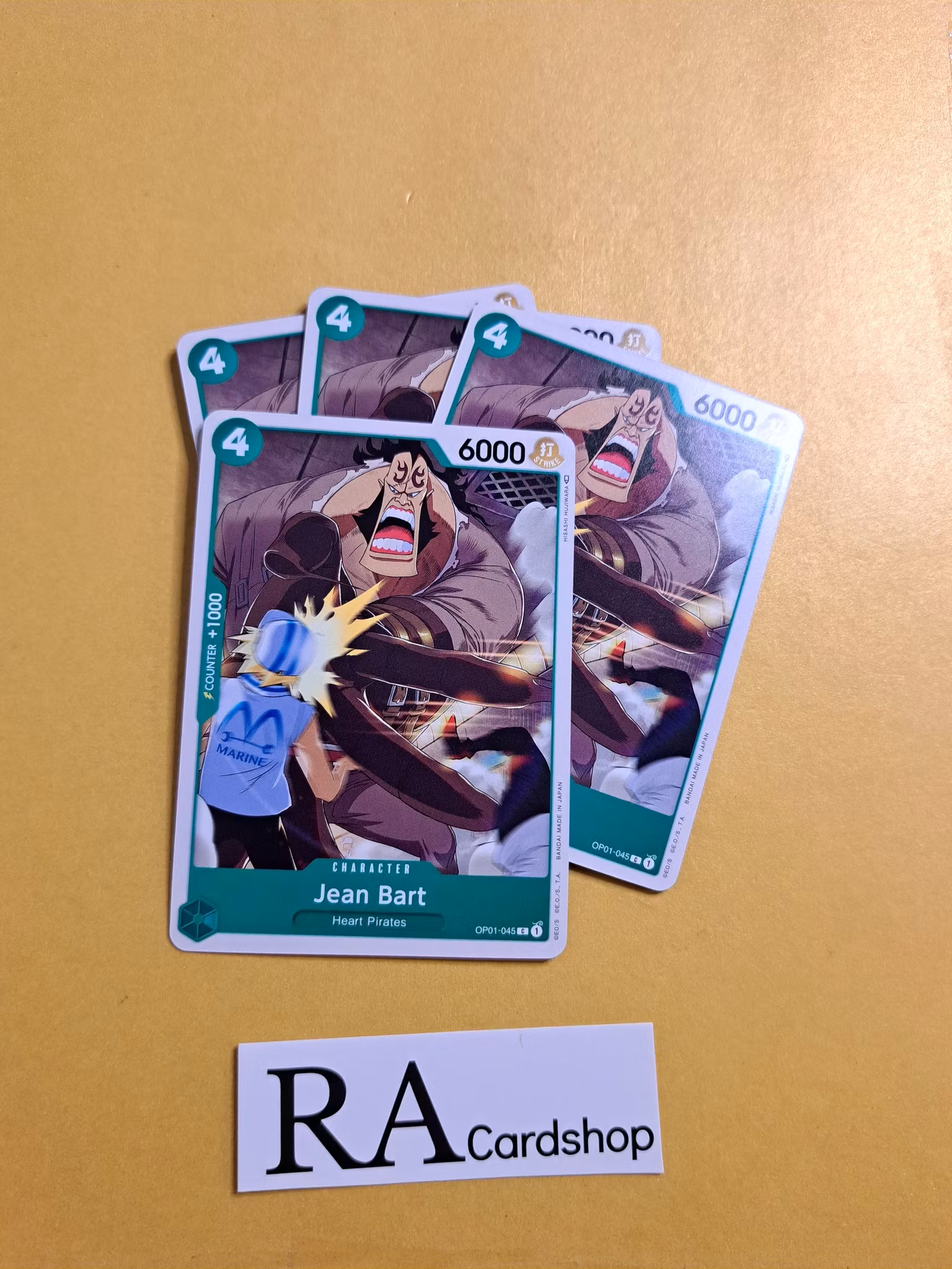 Jean Bart Common Playset OP01-045 Romance Dawn One Piece Card Game