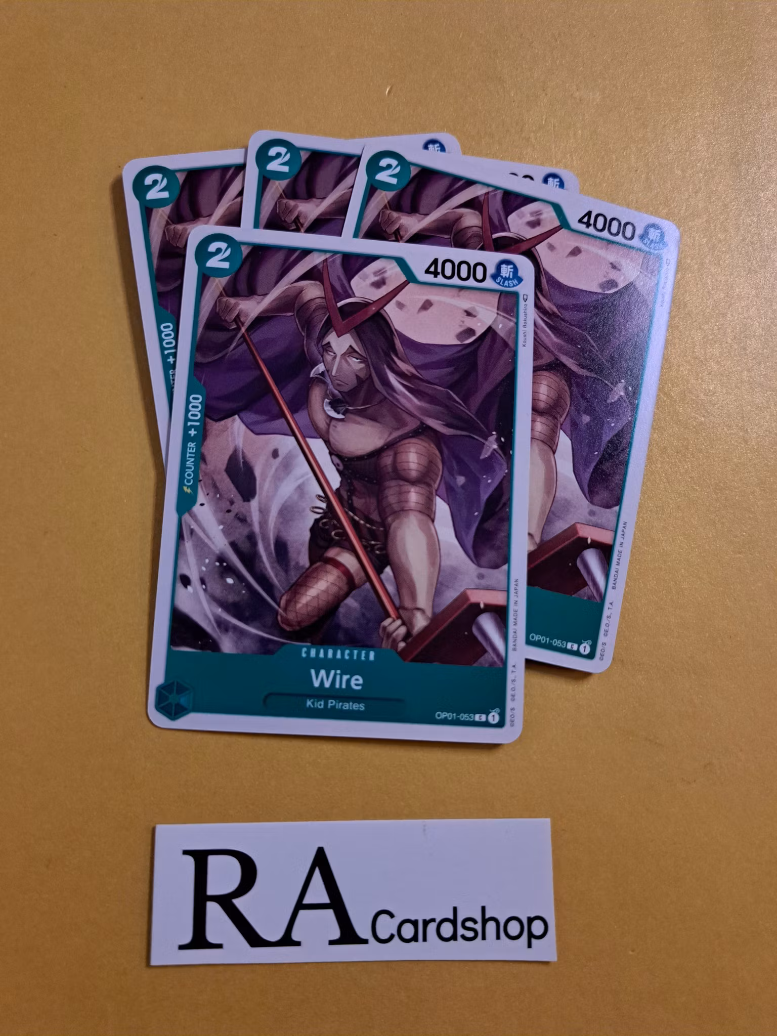 Wire Common Playset OP01-053 Romance Dawn One Piece Card Game