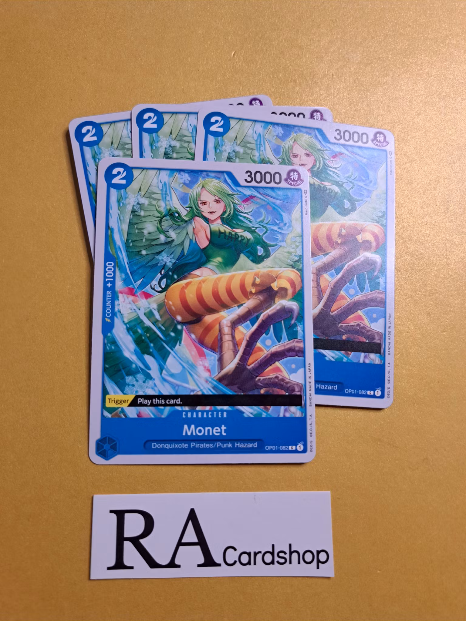 Monet Common Playset OP01-082 Romance Dawn One Piece Card Game