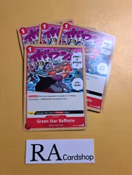 Green Star Rafflesia Common Playset OP01-028 Pre-Errata Romance Dawn One Piece Card Game