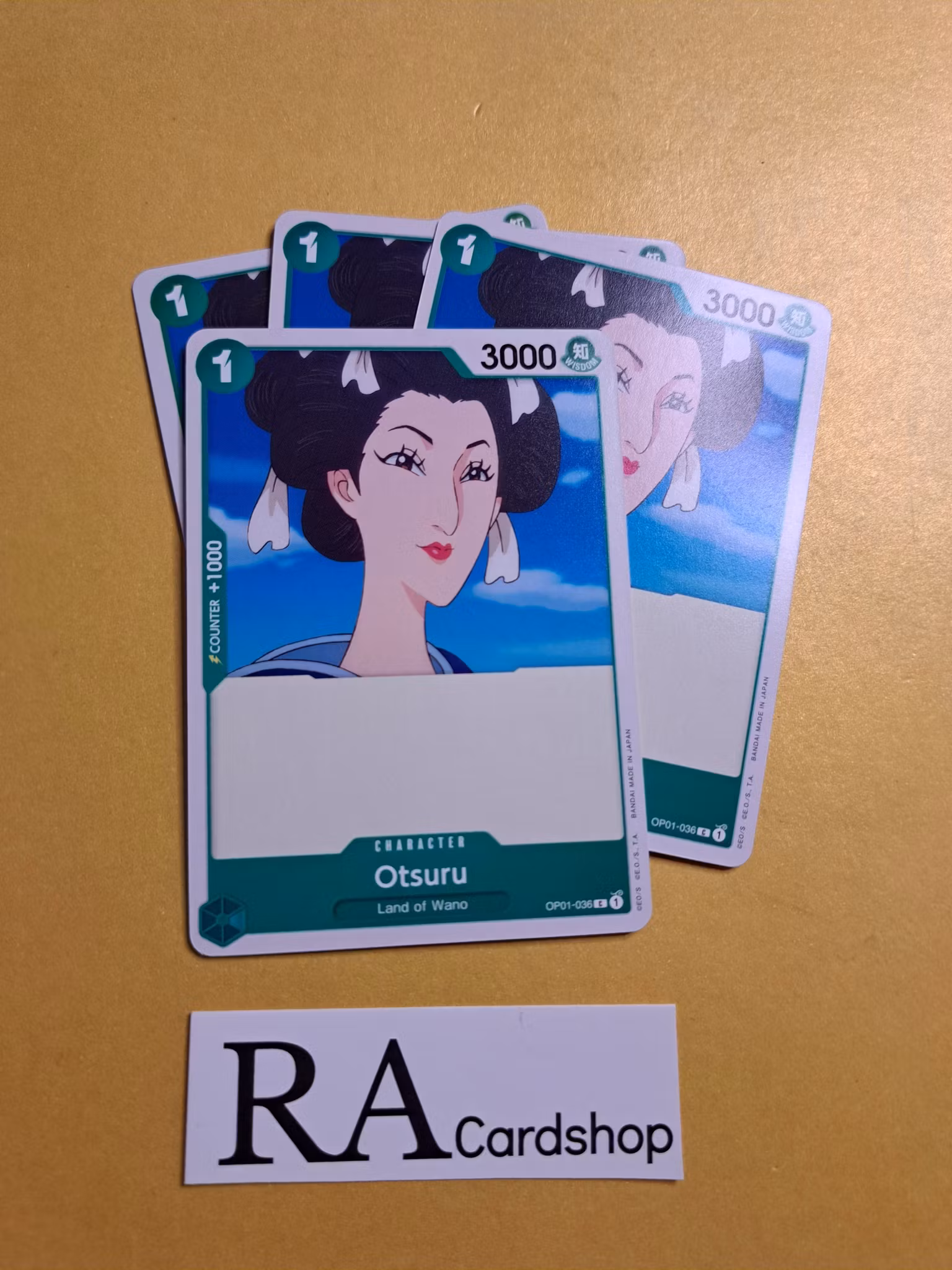 Otsuru Common Playset OP01-036 Romance Dawn One Piece Card Game