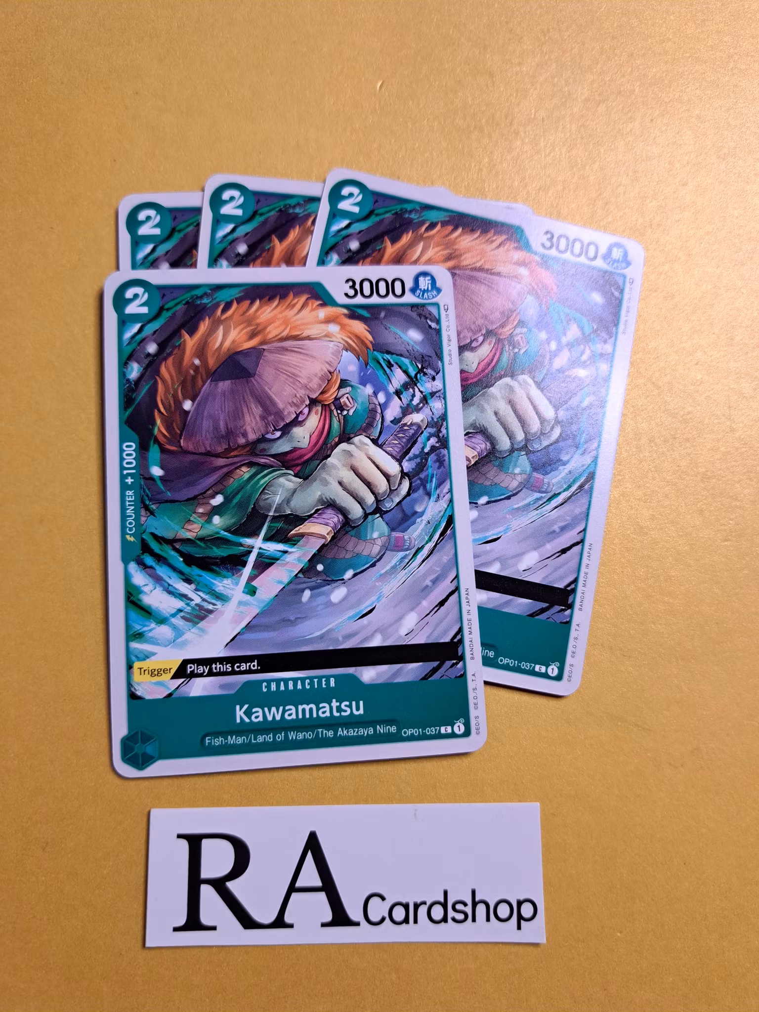 Kawamatsu Common Playset OP01-037 Romance Dawn One Piece Card Game