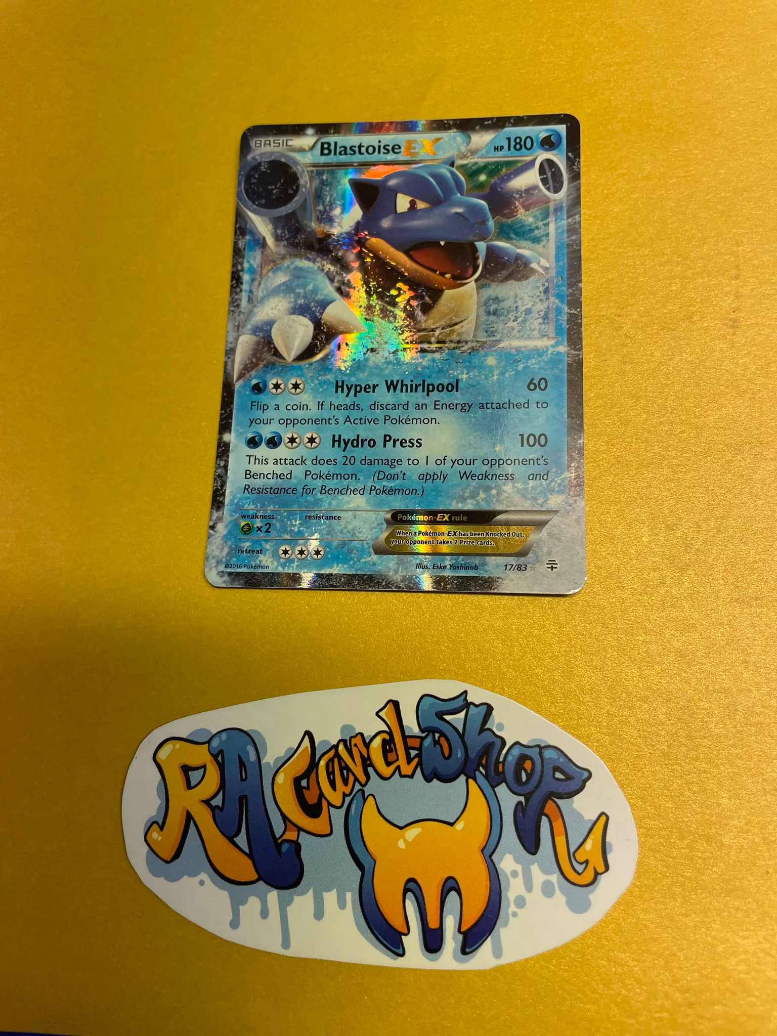 Blastoise EX Ultra Rare 17/83 Generations Pokemon