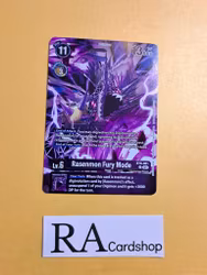 Rasenmon Fury Mode Foil Uncommon BT8-081 New Hero Digimon Card Game