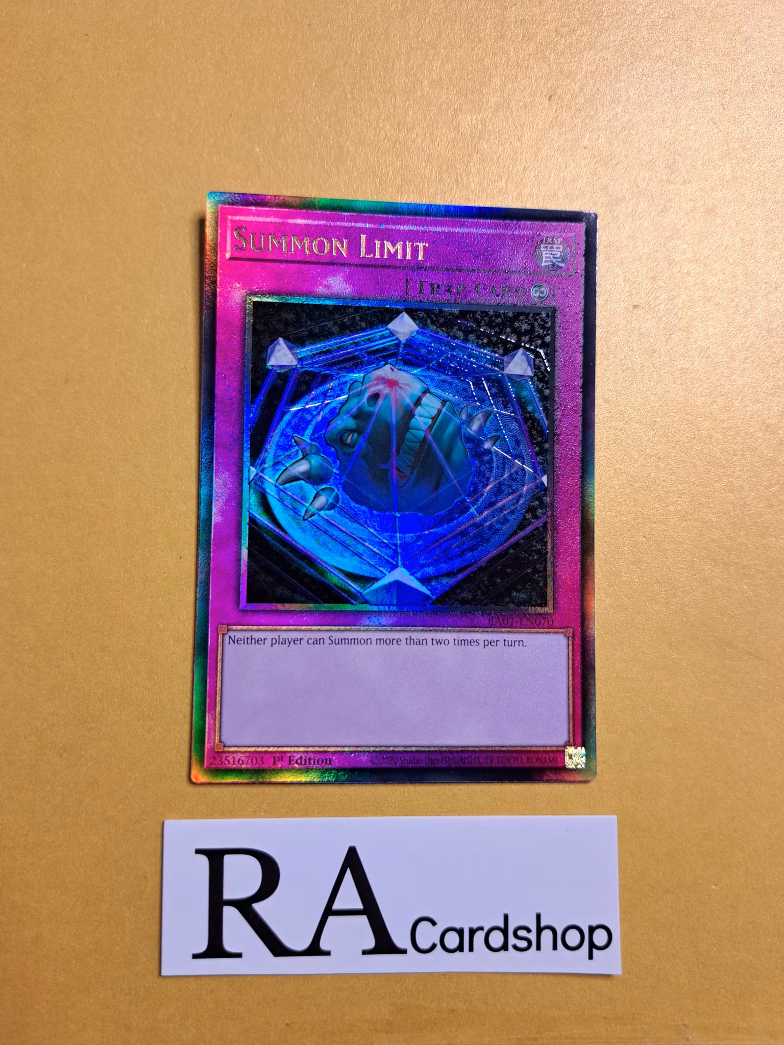 Summon Limit RA01-EN070 Rare 1st Edition 25th Anniversary Rarity Collection Yu-Gi-Oh