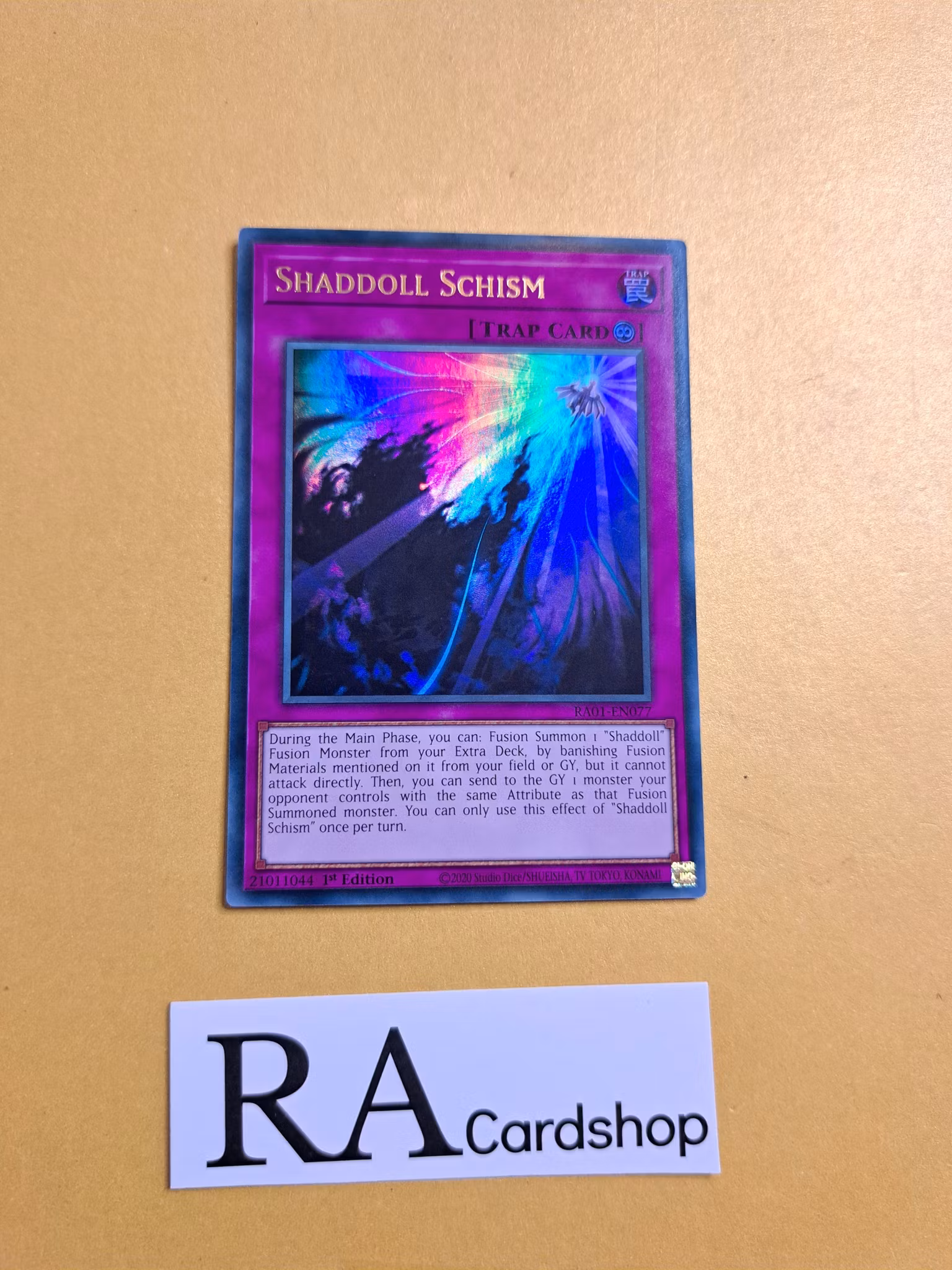 Shaddoll Schism RA01-EN077 Super Rare 1st Edition 25th Anniversary Rarity Collection Yu-Gi-Oh