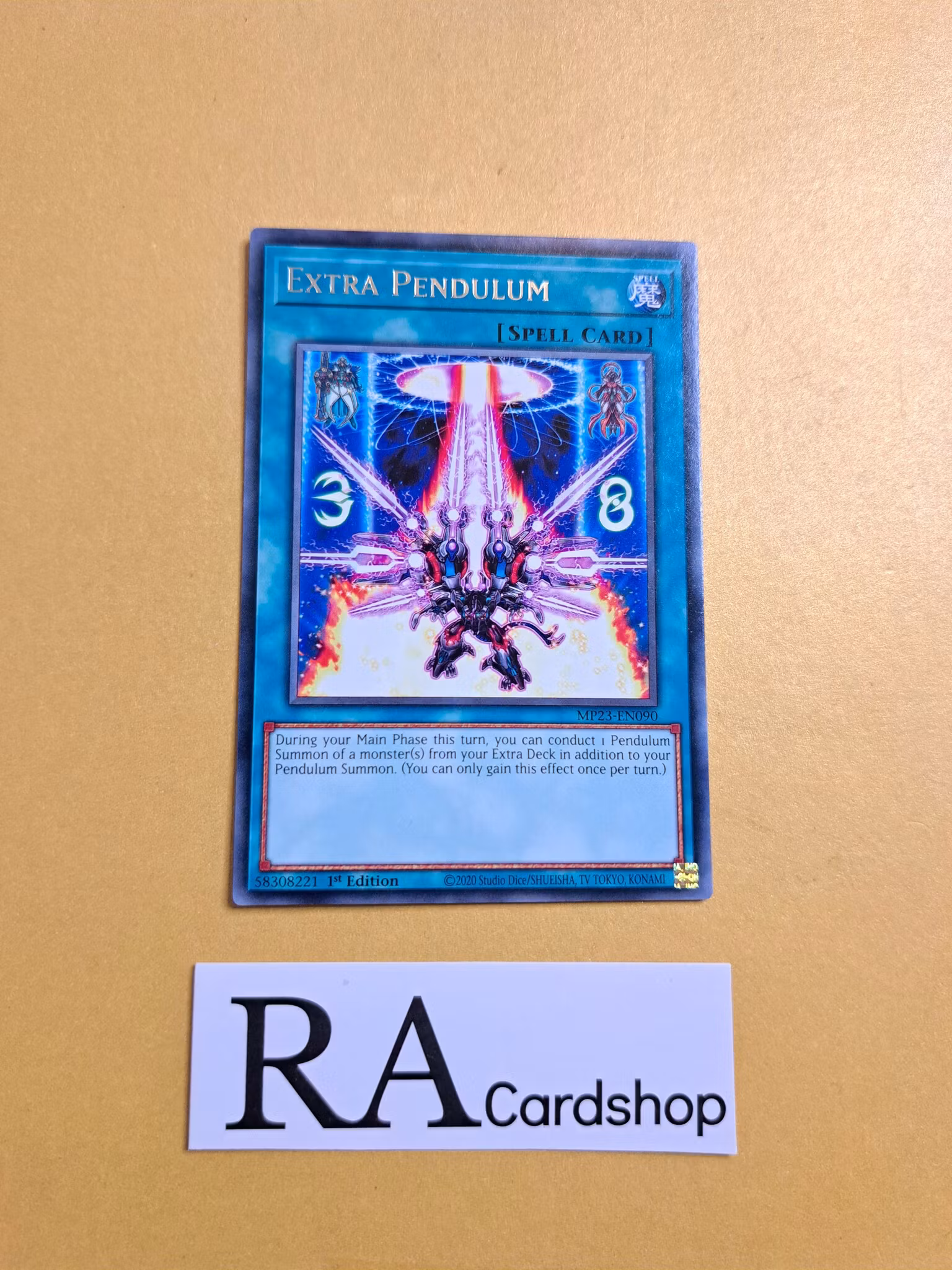 Extra Pendulum Rare MP23-EN090 1st Edition 25th Anniversary Tin: Dueling Heroes Mega Pack MP23 Yu-Gi-Oh