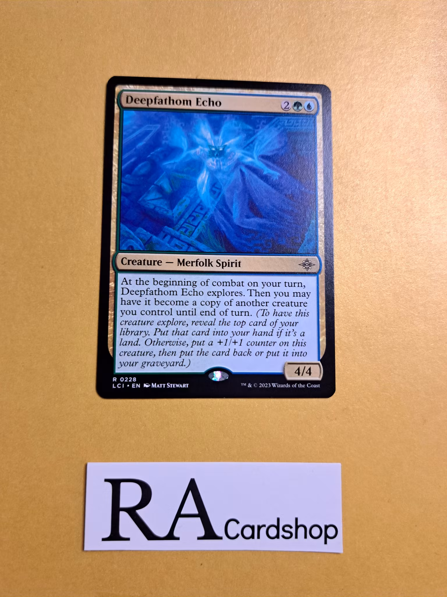 Deep Fathom Echo Rare 0228 The Lost Caverns of Ixalan LCI Magic the Gathering