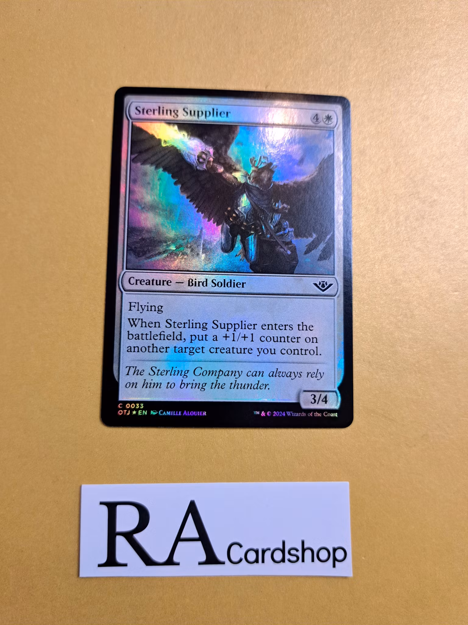 Sterling Supplier Common Foil 0033 Outlaws of Thunder Junction (OTJ) Magic the Gathering