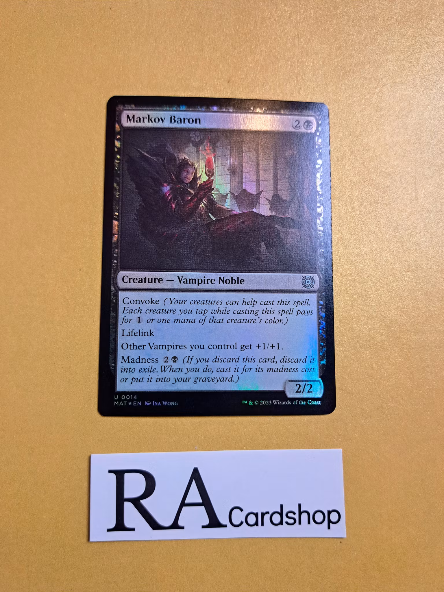 Markov Baron Uncommon Foil 0014 March of the Machine The Aftermath Magic the Gathering