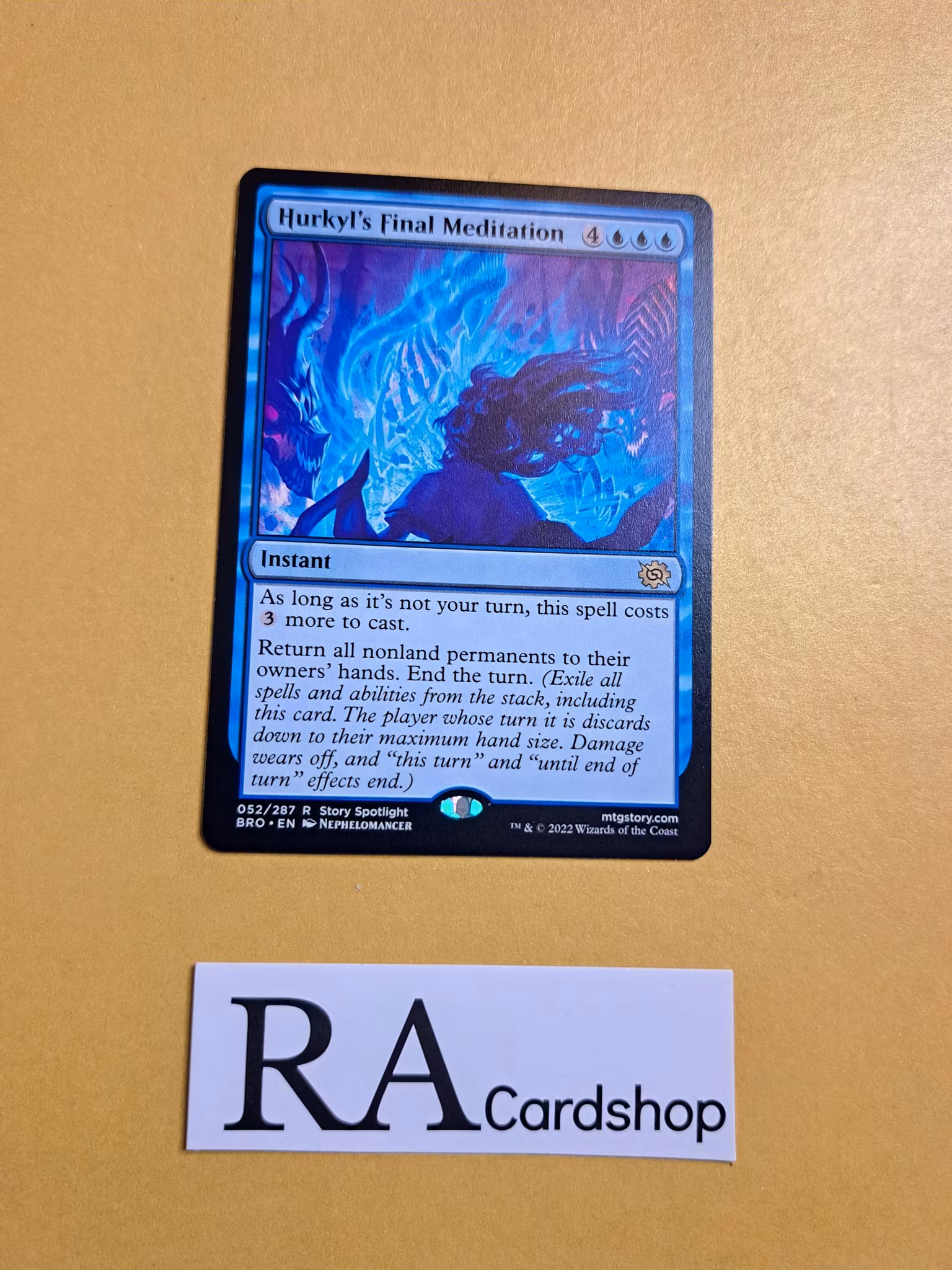 Hurkyls Final Meditation Rare 052/287 The Brothers War (BRO) Magic the Gathering