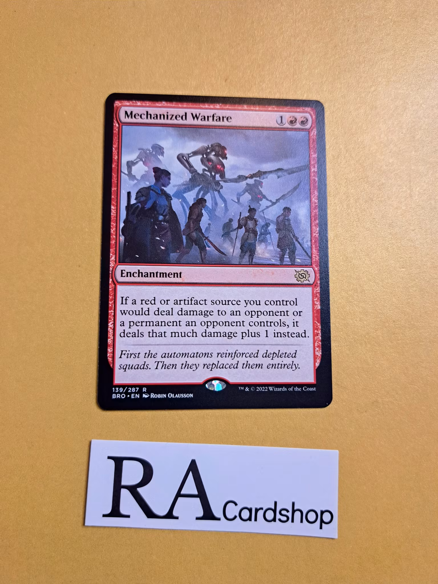 Mechanized Warfare Rare 139/287 The Brothers War (BRO) Magic the Gathering