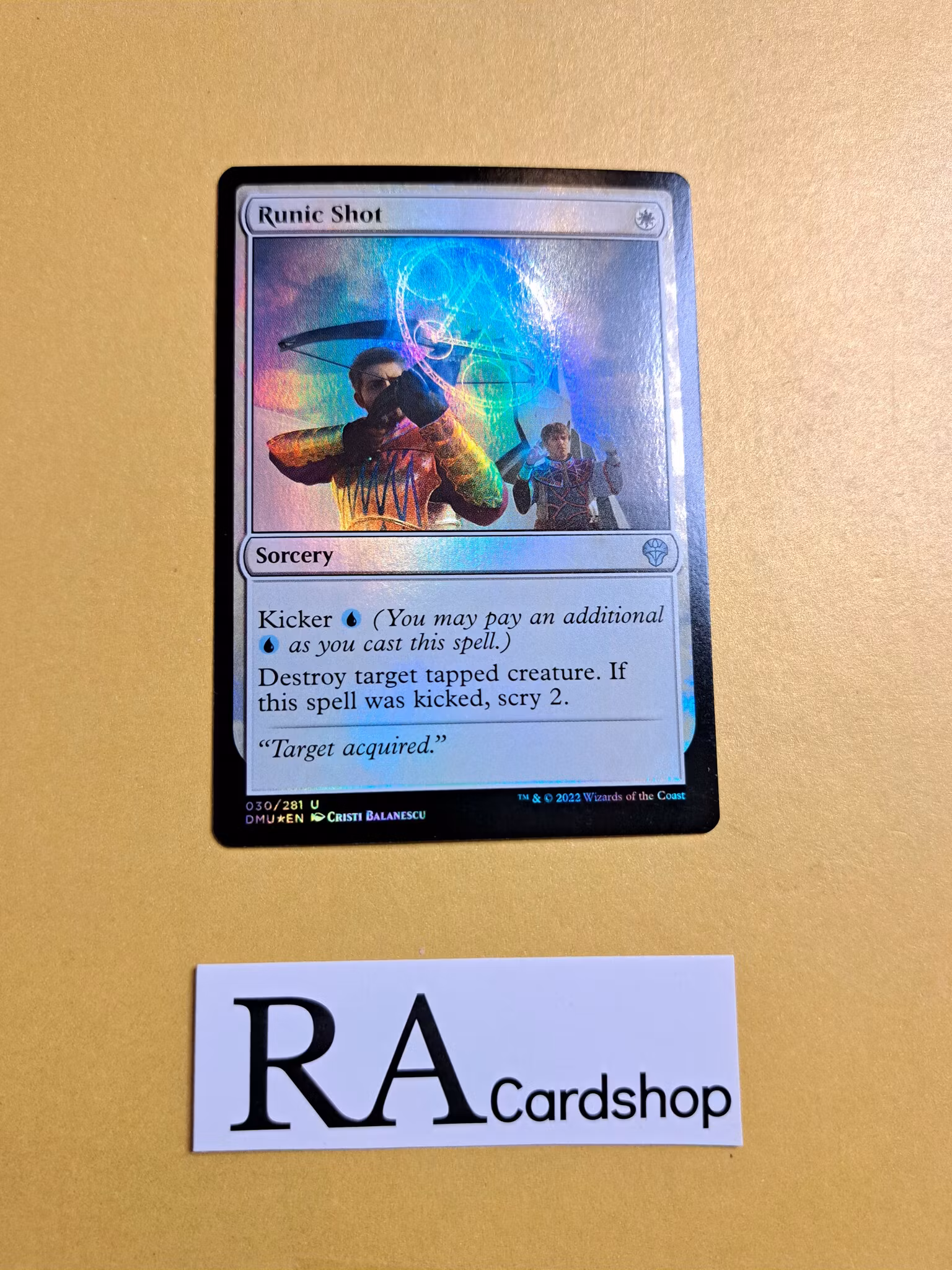 Runic Shot Uncommon Foil 030/281 Dominaria United (DMU) Magic the Gathering