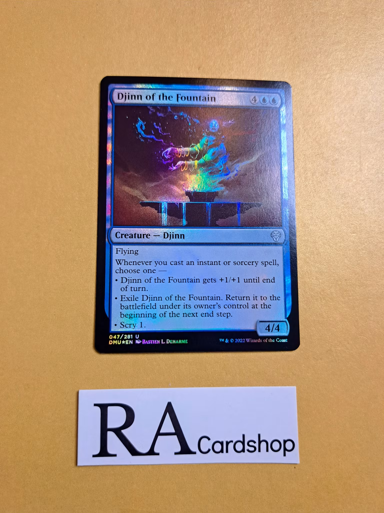 Djinn of the Fountain Uncommon Foil 047/281 Dominaria United (DMU) Magic the Gathering