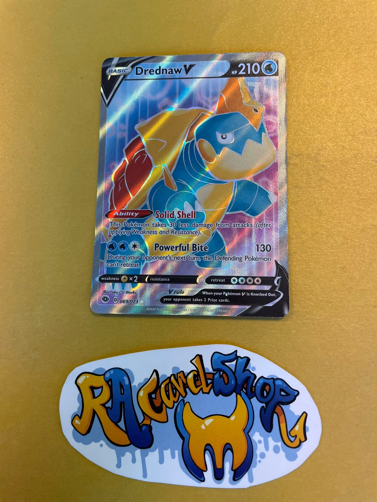 Drednaw V Ultra Rare 069/073 Champions Path Pokémon