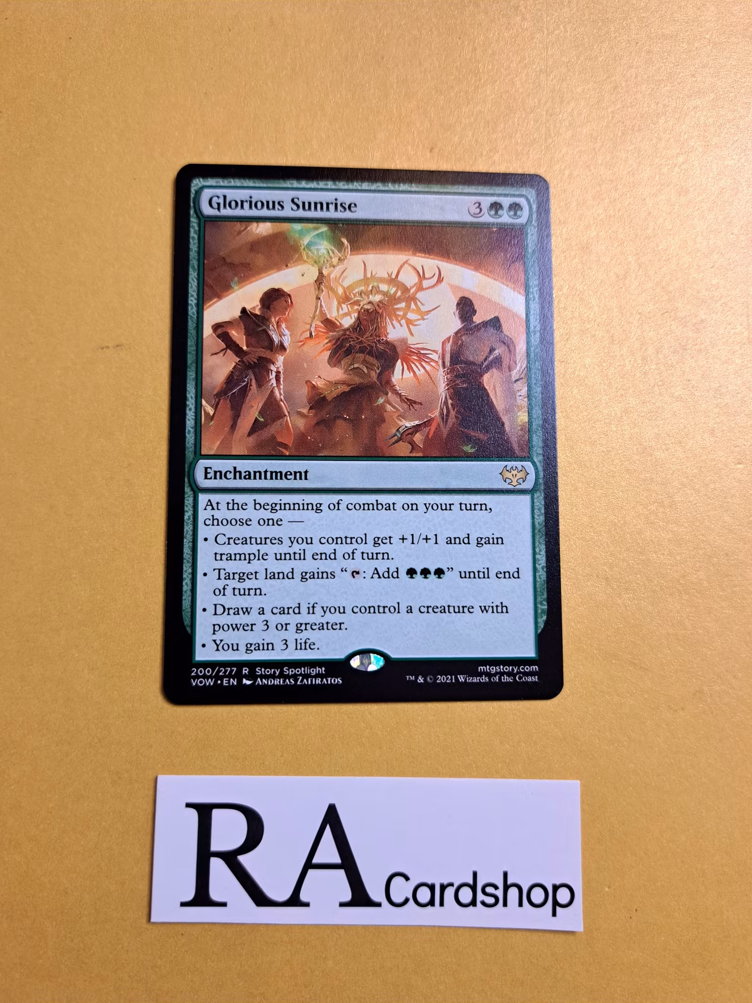 Glorious Sunrise Rare 200/277 Innistrad: Crimson Vow (VOW) Magic the Gathering