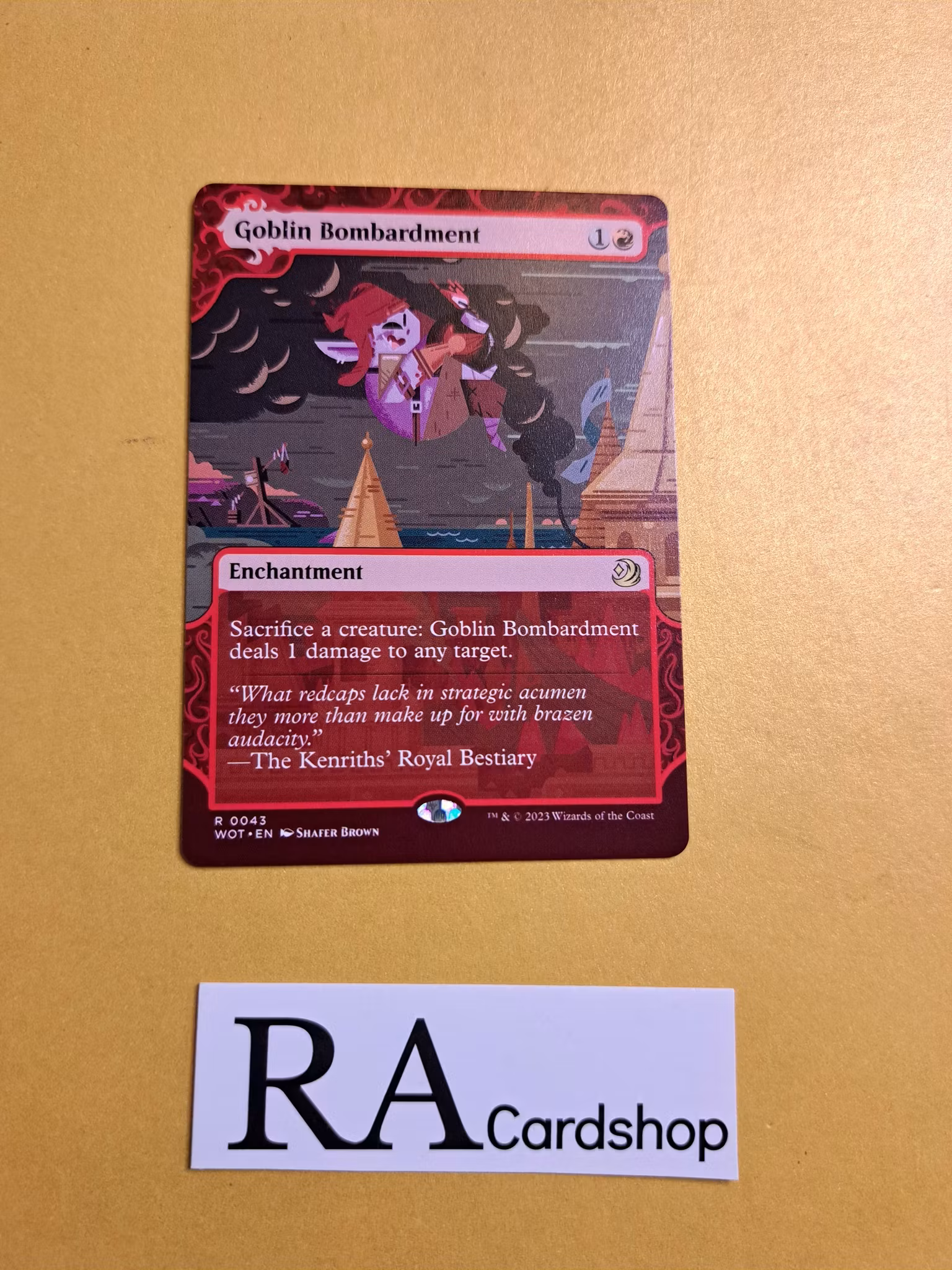 Goblin Bombardment Rare 0008 Enchanting Tales (WOT) Magic the Gathering