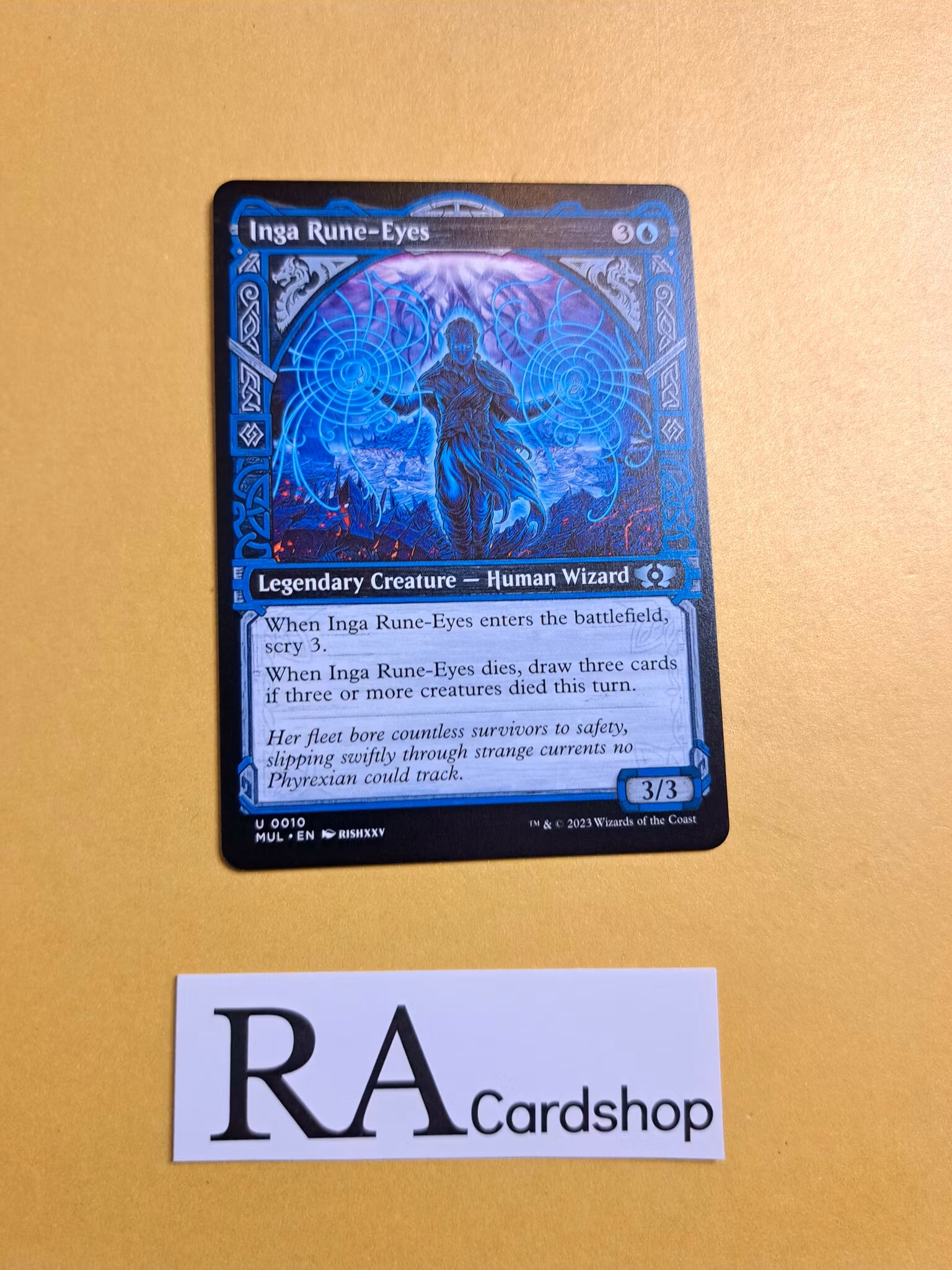 Inga Rune-Eye Uncommon 0010 Multiverse Legends (MUL) Magic the Gathering