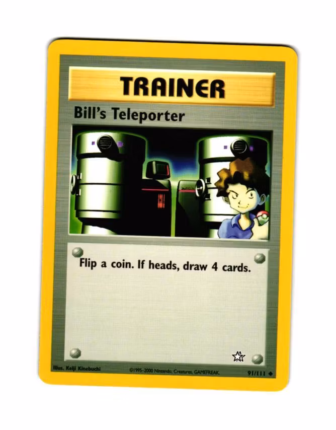 Bills Teleporter Uncommon 91/111 Neo Genesis Pokemon