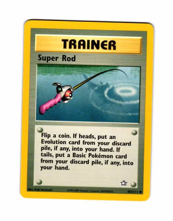 Super Rod Uncommon 103/111 Neo Genesis Pokemon