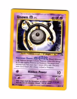 Unown M 49/75 Uncommon Neo Discovery Pokemon