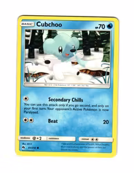 Cubchoo Common 61/214 Lost Thunder Pokemon