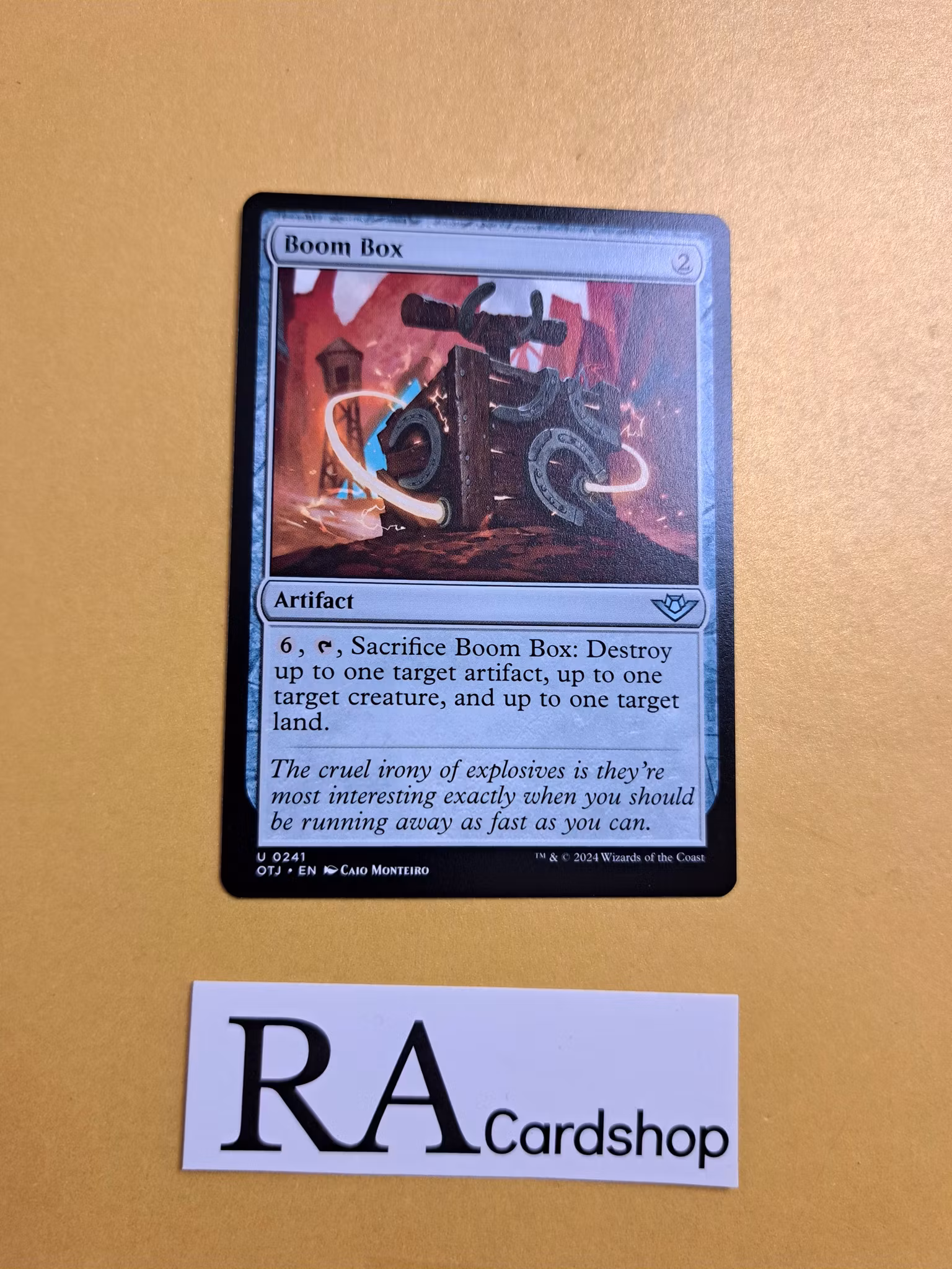 Boom Box Uncommon 0241 Outlaws of Thunder Junction (OTJ) Magic the Gathering