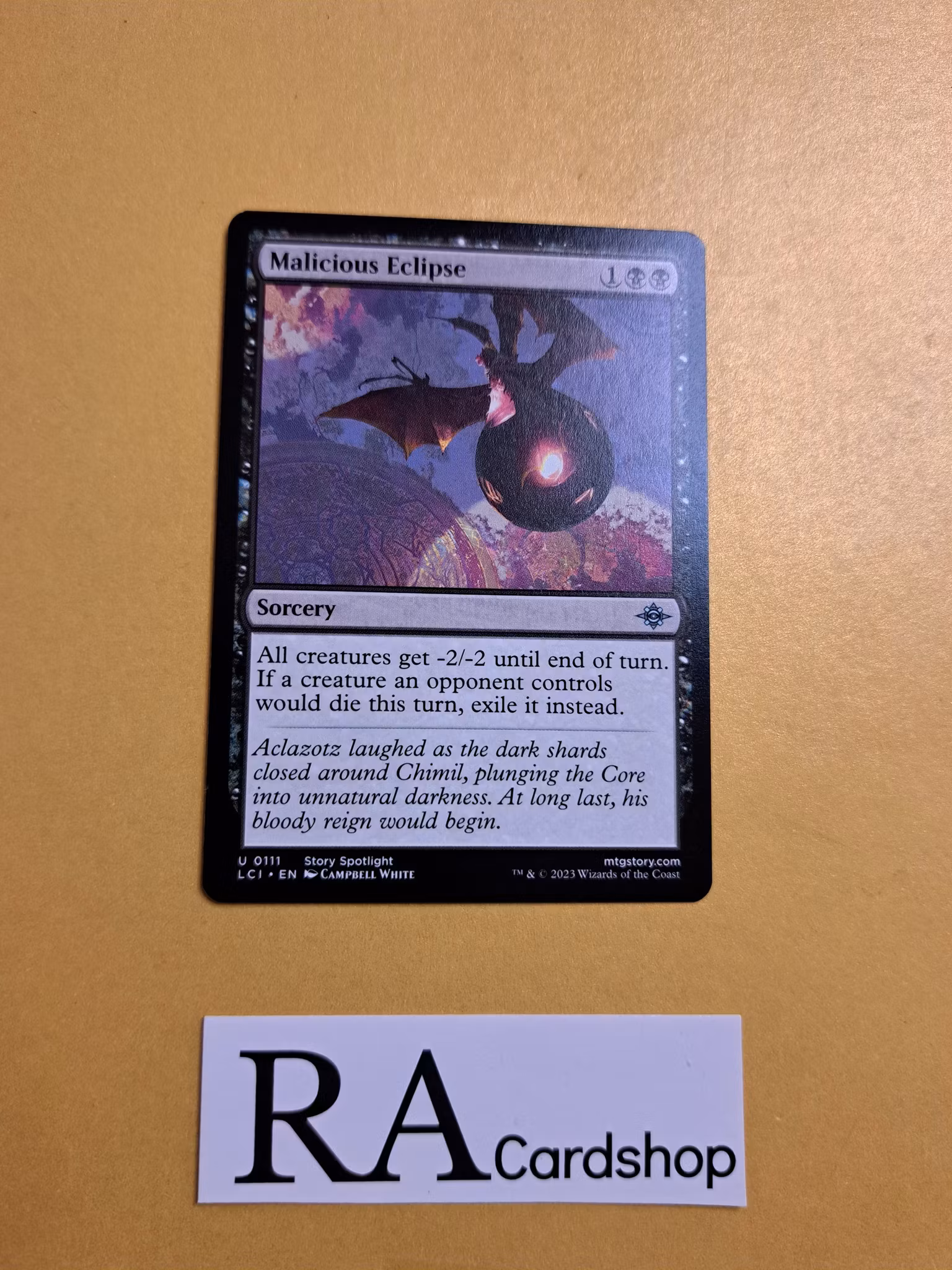 Malicious Ecplise Uncommon 0111 The Lost Caverns of Ixalan LCI Magic the Gathering