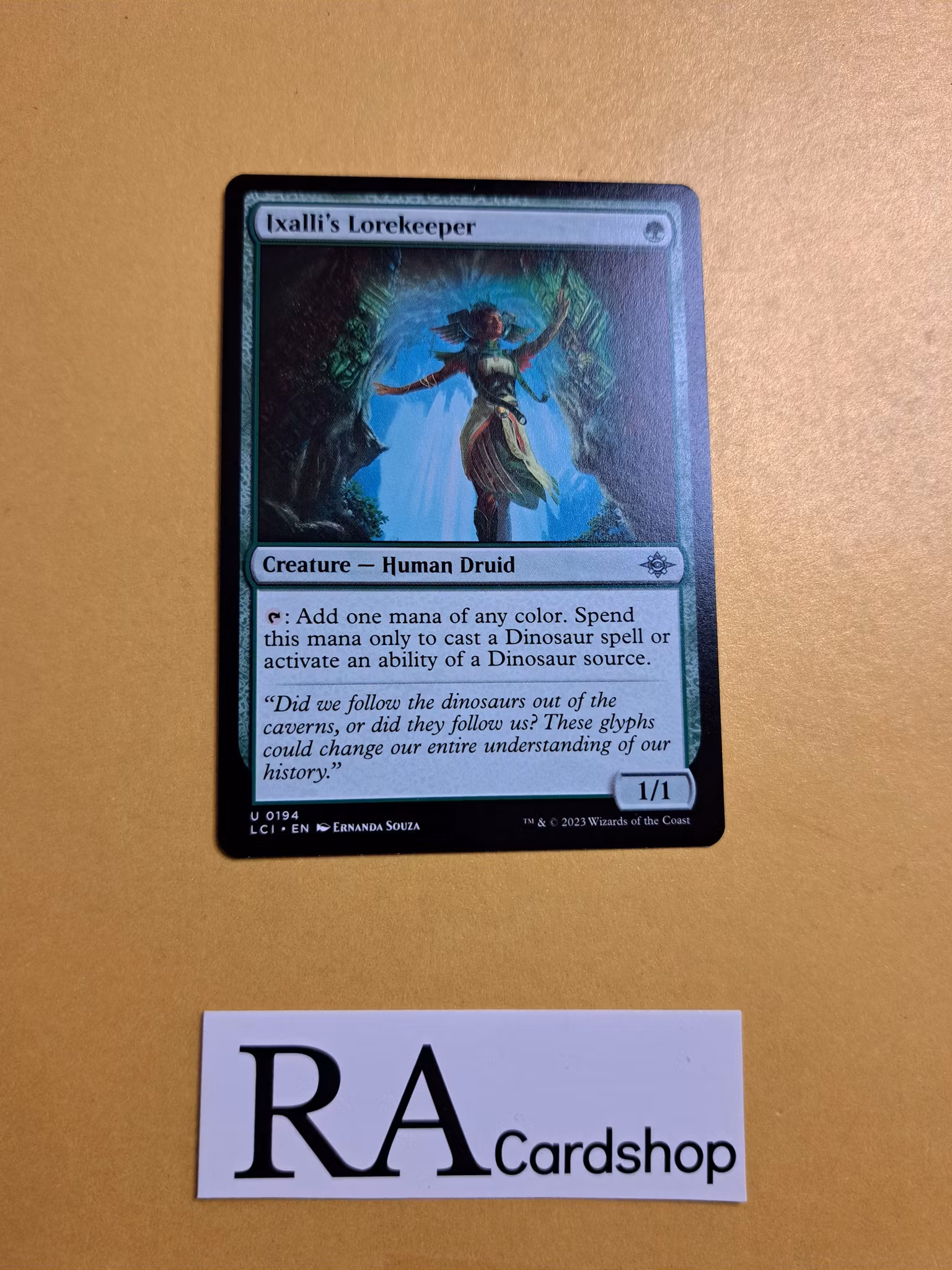 Ixallis Lorekeeper Uncommon 0194 The Lost Caverns of Ixalan LCI Magic the Gathering