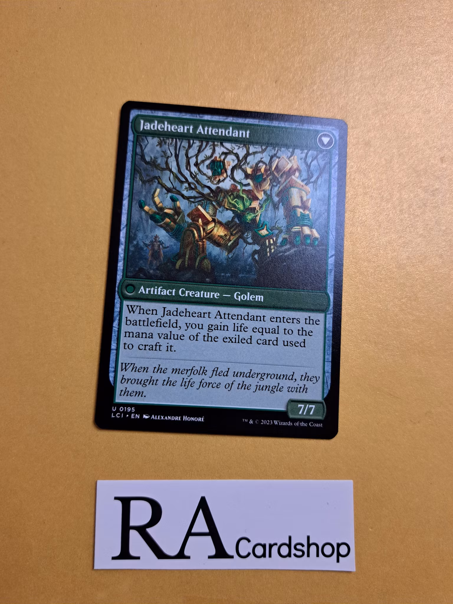 Jade Seedstones / Jadeheart Attendant Uncommon 0195 The Lost Caverns of Ixalan LCI Magic the Gathering