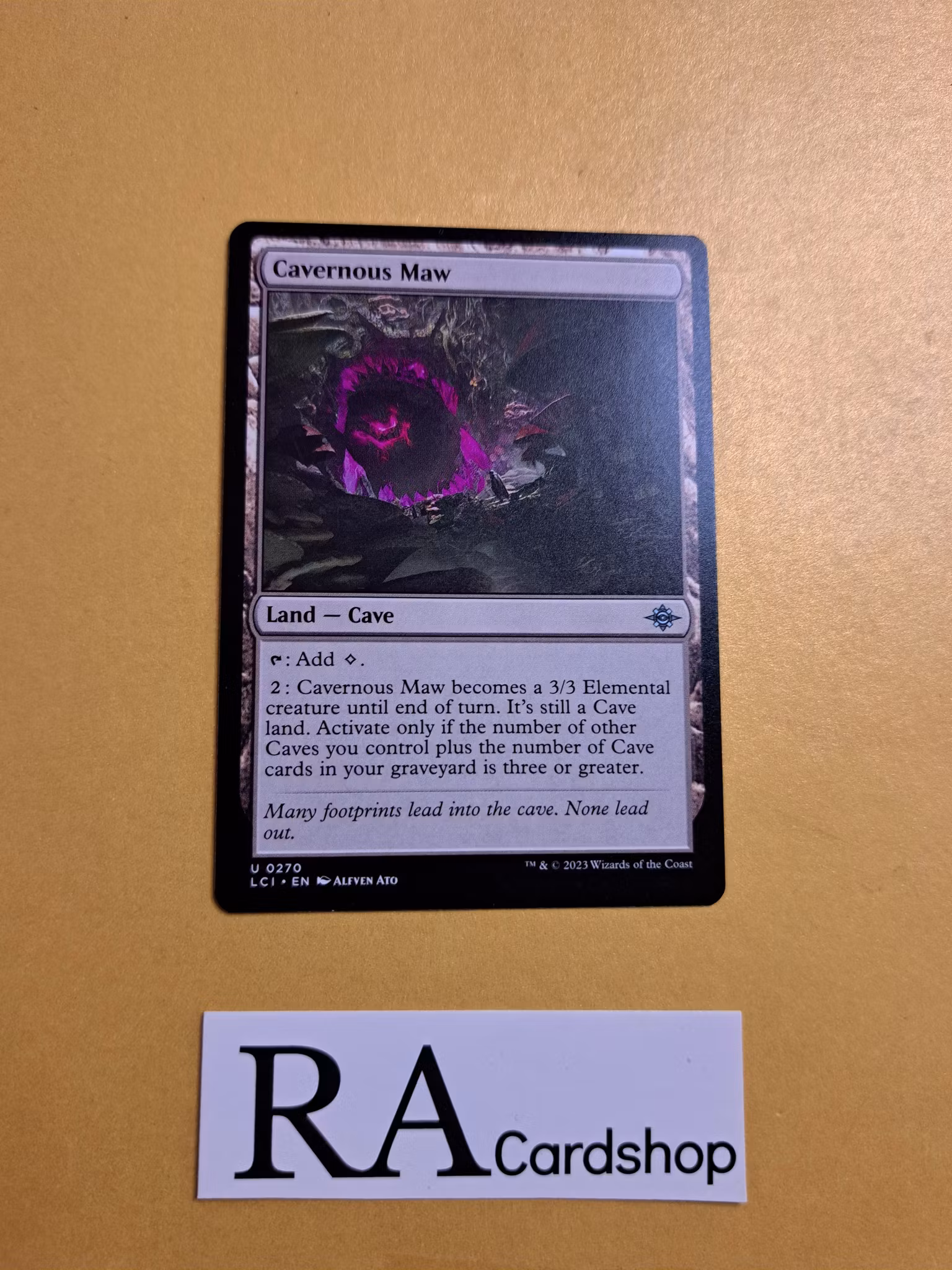 Cavernous Maw Uncommon 0270 The Lost Caverns of Ixalan LCI Magic the Gathering