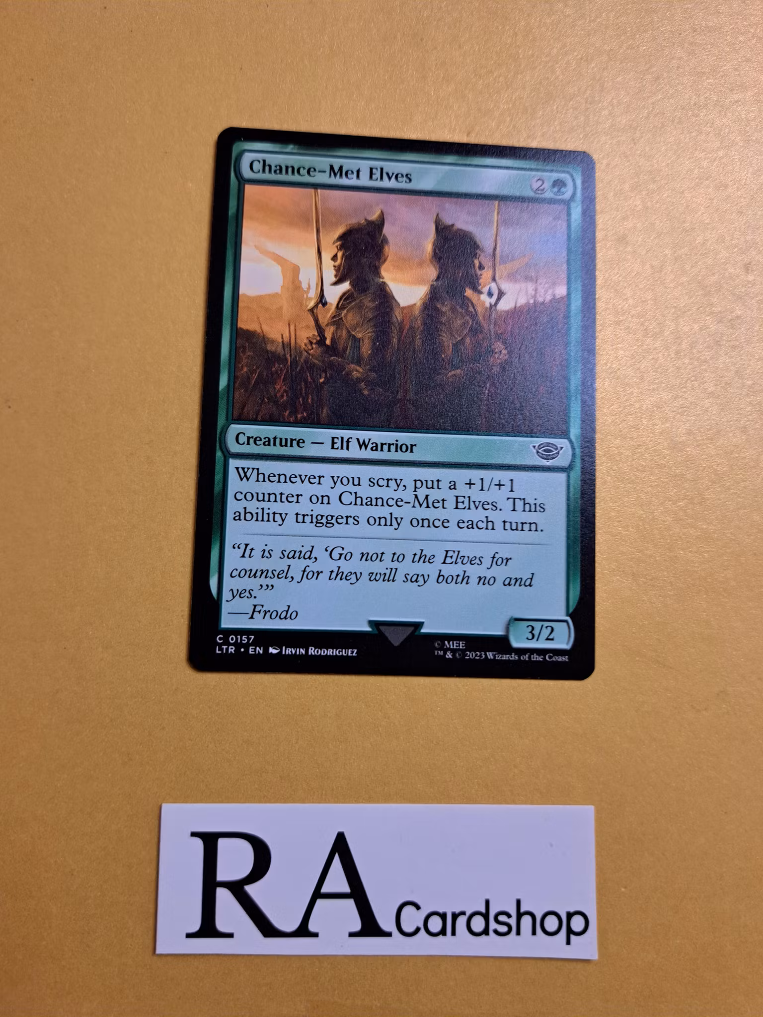 Chance-Met Elves Common 0157 The Lord of the Rings Tales of Middle-earth (LTR) Magic the Gathering