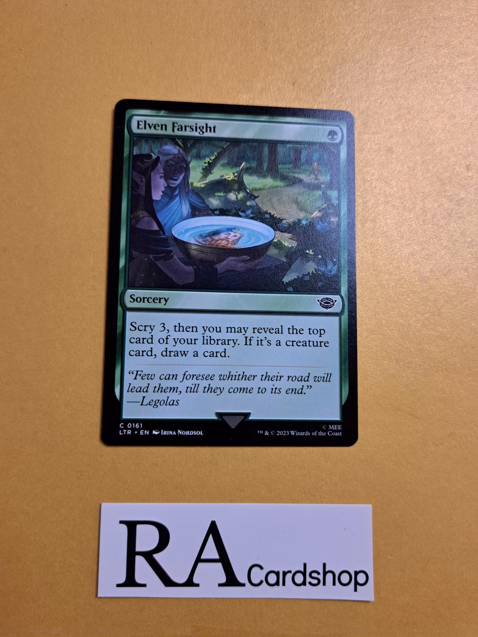 Elven Farsight Common 0161 The Lord of the Rings Tales of Middle-earth (LTR) Magic the Gathering