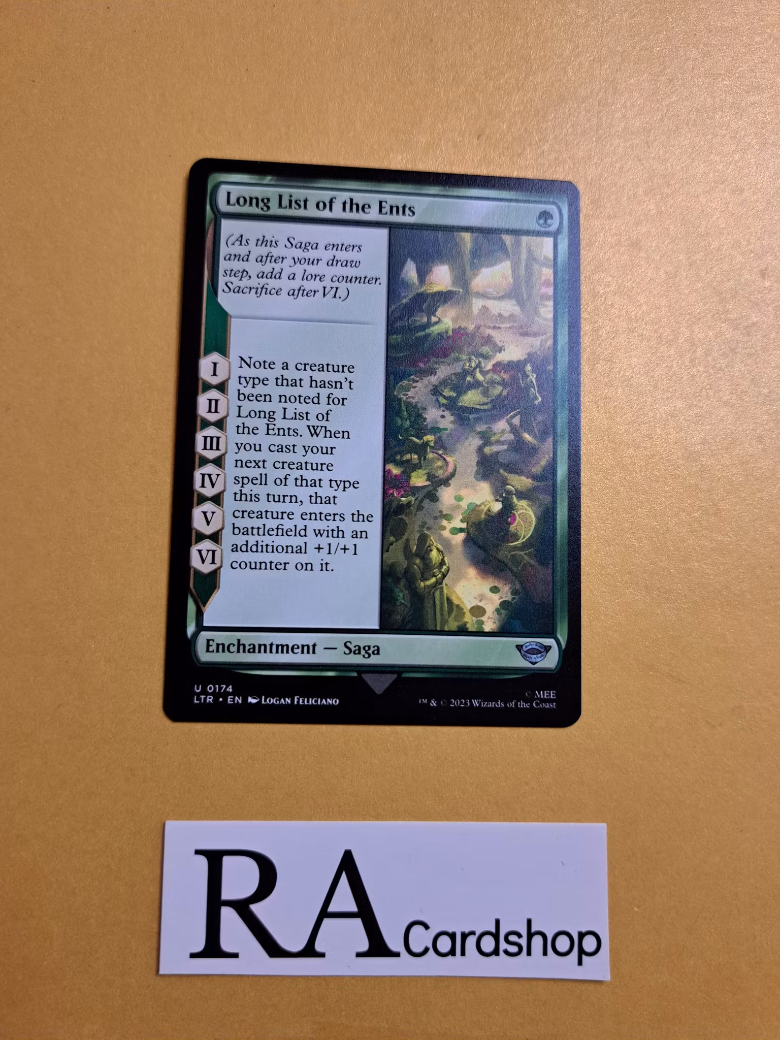 Long List of the Ents Uncommon 0174 The Lord of the Rings Tales of Middle-earth (LTR) Magic the Gathering