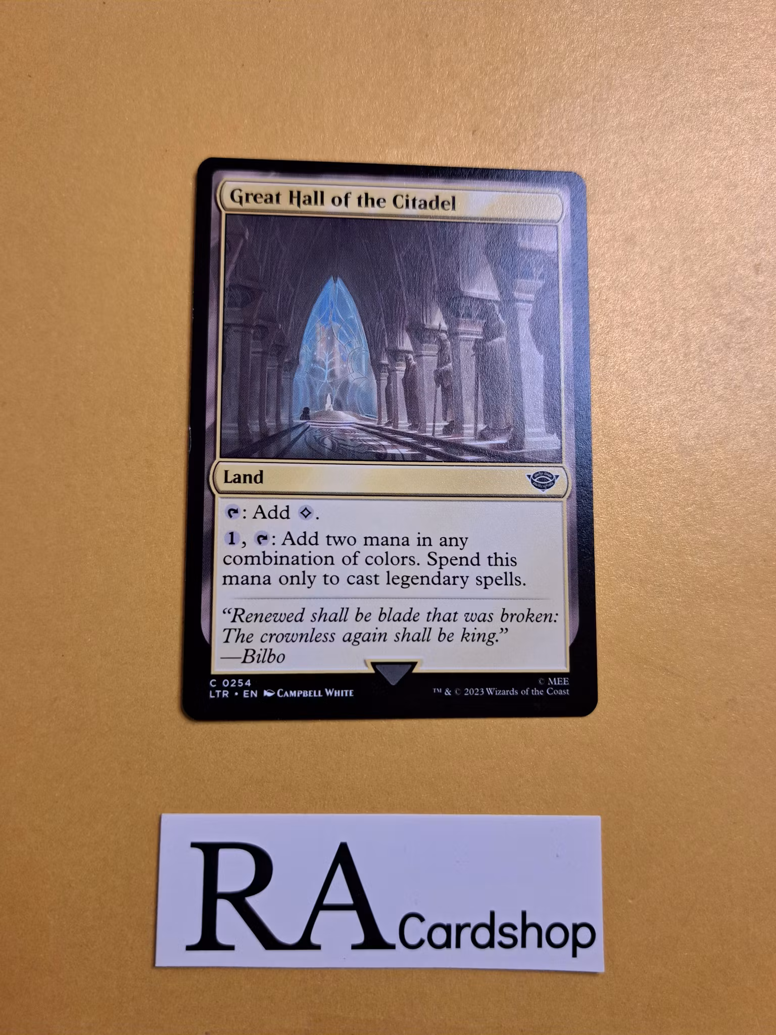 Great Hall of the Citadel Common 0254 The Lord of the Rings Tales of Middle-earth (LTR) Magic the Gathering