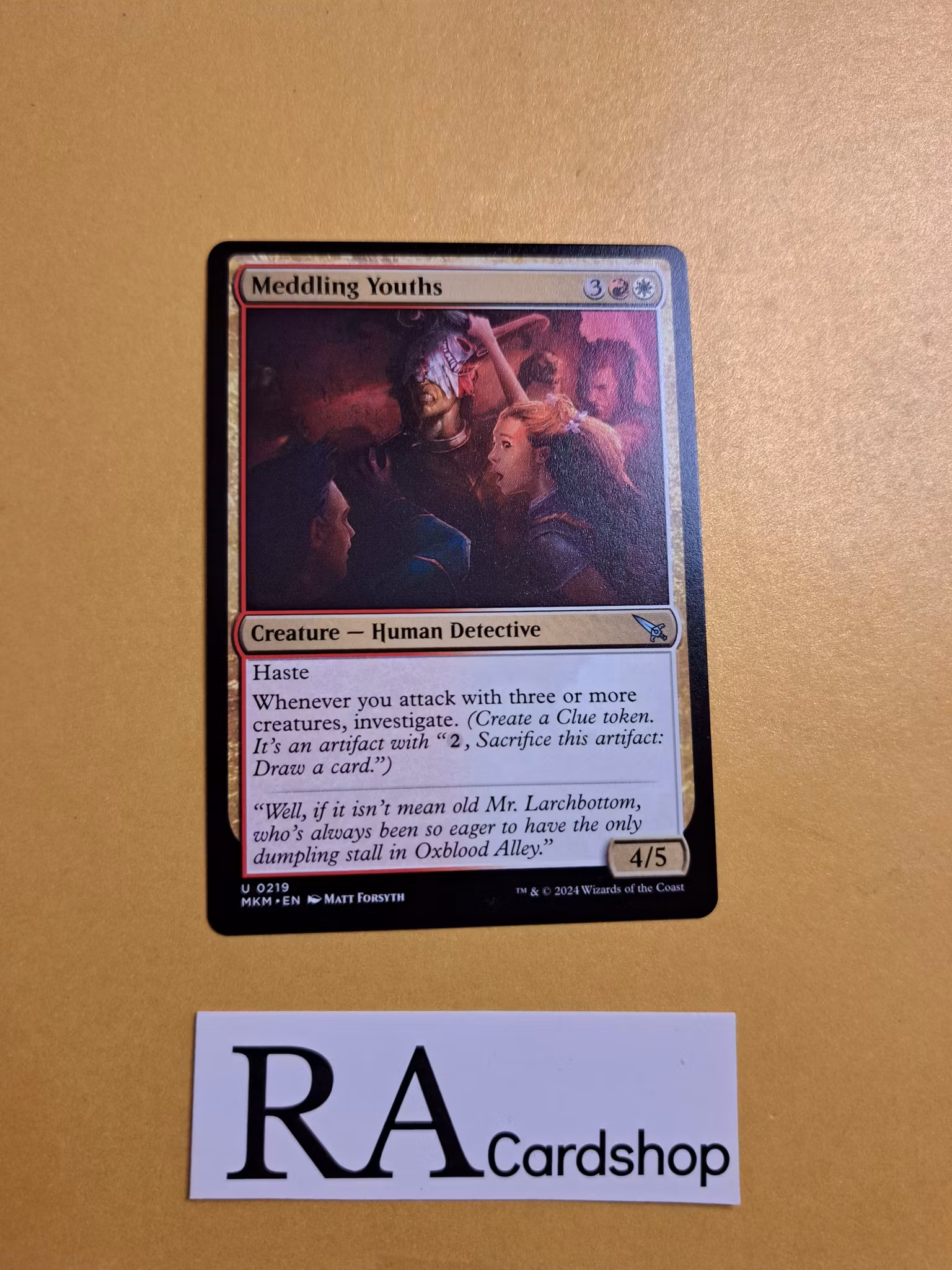 Meddling Youths Uncommon 0209 Murders at Karlov Manor (MKM) Magic the Gathering