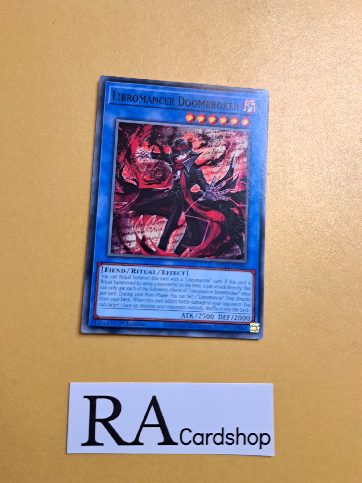 Libromancer Doombroker Common MP23-EN047 1st Edition 25th Anniversary Tin: Dueling Heroes Mega Pack MP23 Yu-Gi-Oh