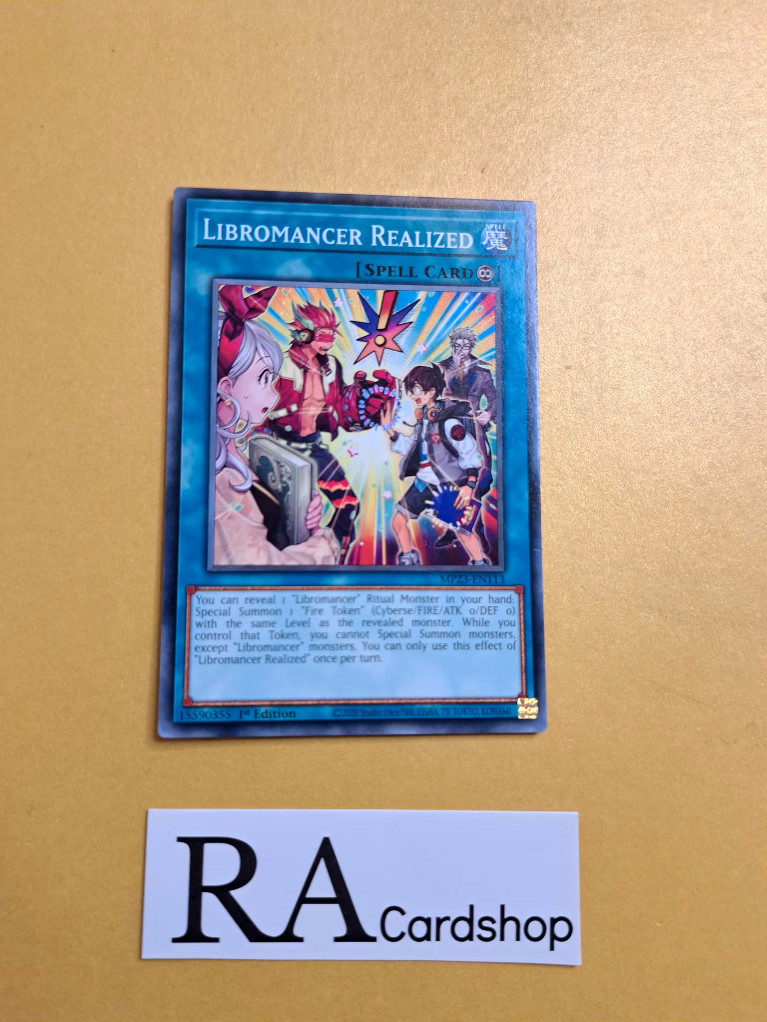 Libromancer Realized Common MP23-EN113 1st Edition 25th Anniversary Tin: Dueling Heroes Mega Pack MP23 Yu-Gi-Oh