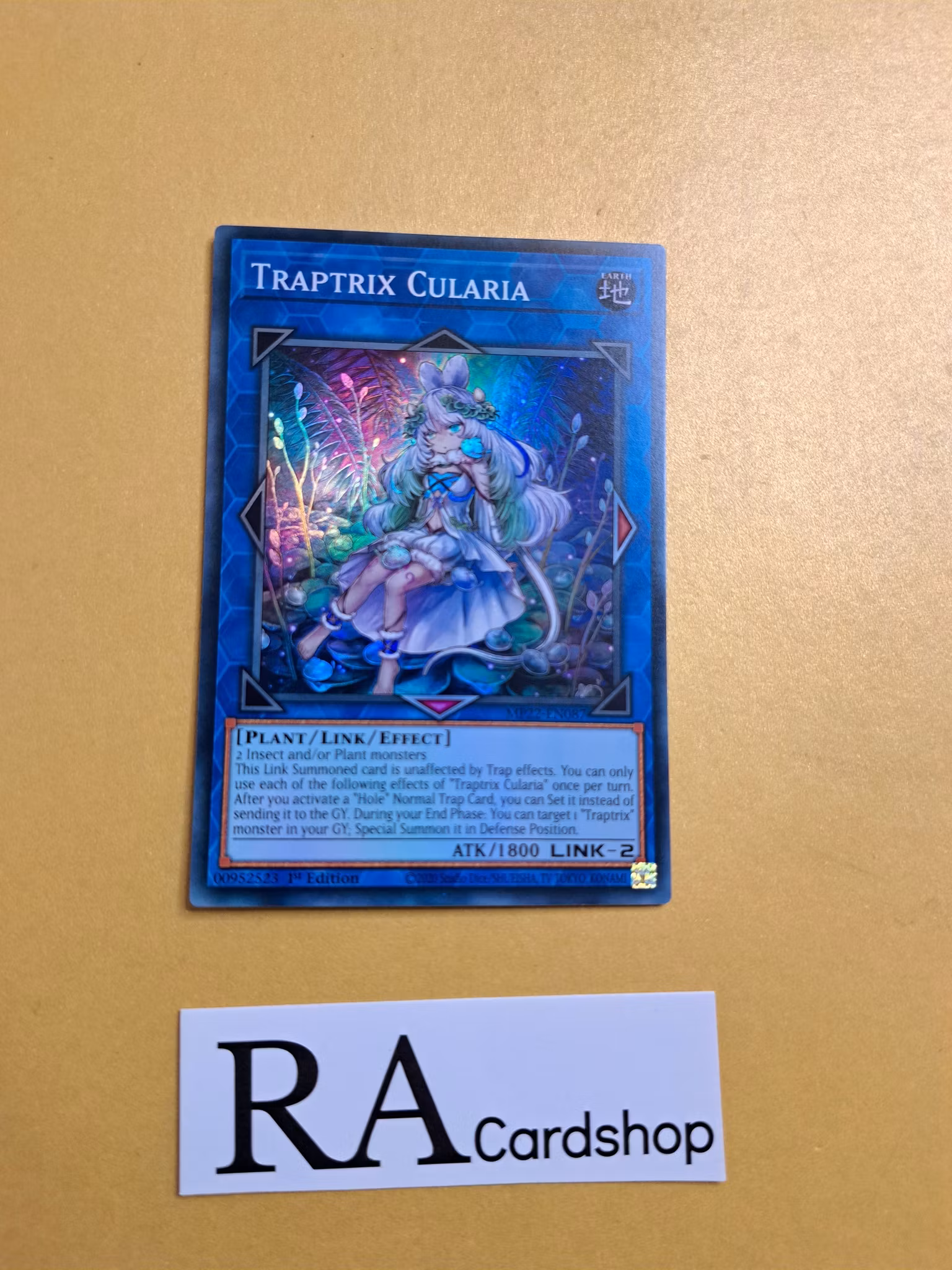 Traptrix Cularia Super Rare MP22-EN087 1st Edition Tin of the Pharaohs Gods 2022 MP22 Yu-Gi-Oh