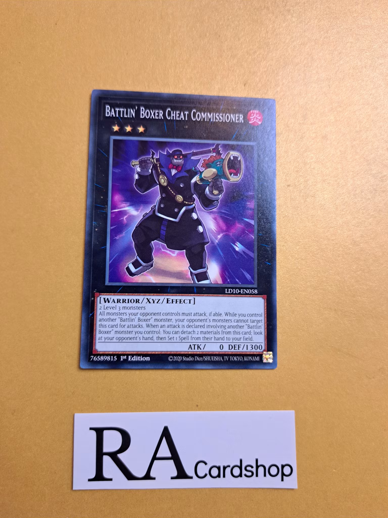 Battlin Boxer Cheat Commissioner Common LD10-EN058 Legendary Duelists: Soulburning Volcano LD10 Yu-Gi-Oh
