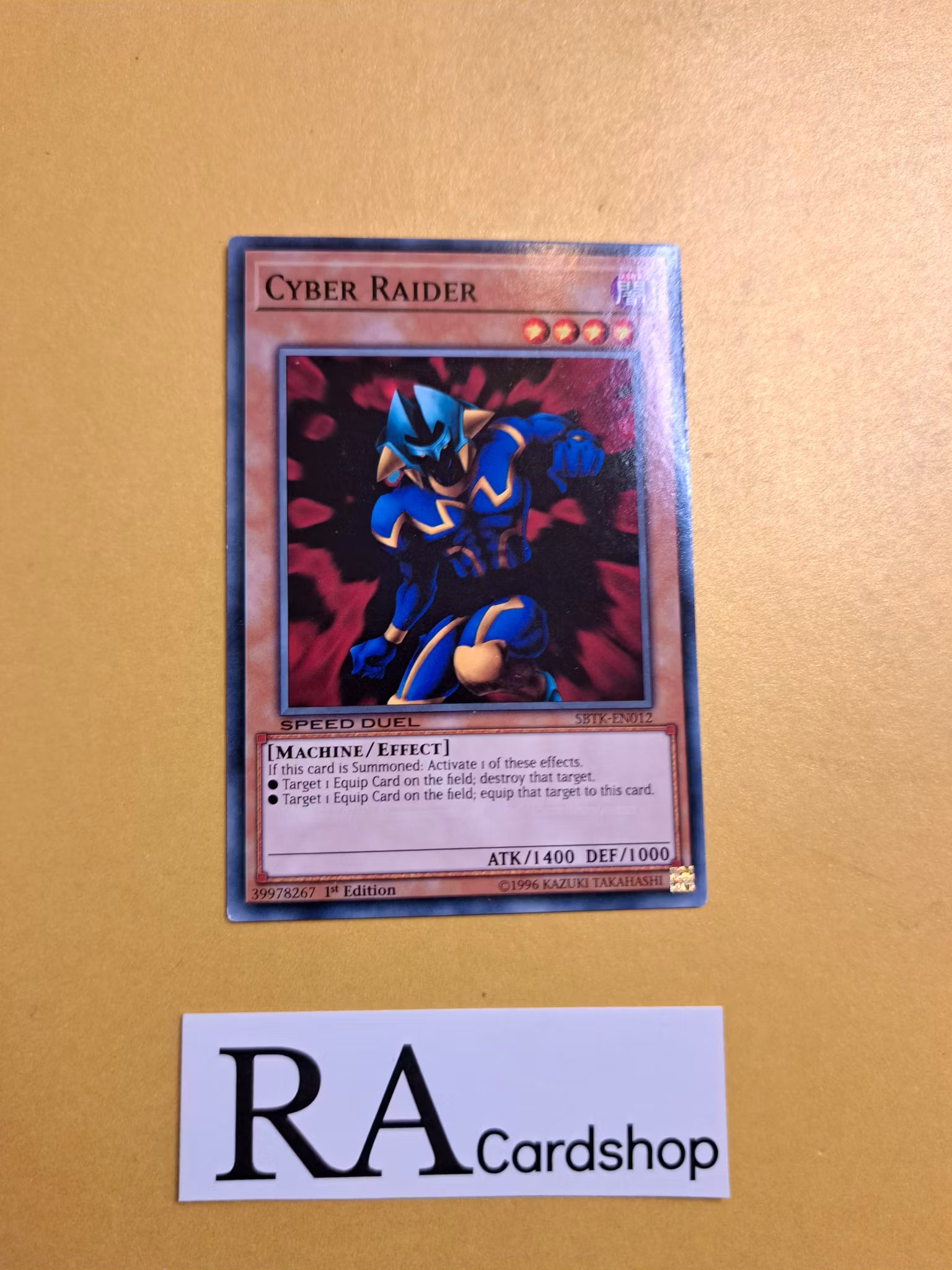 Cyber Raider Common SBTK-EN012 1st Edititon Speed Duel: Trials of the Kingdom SBTK Yu-Gi-Oh