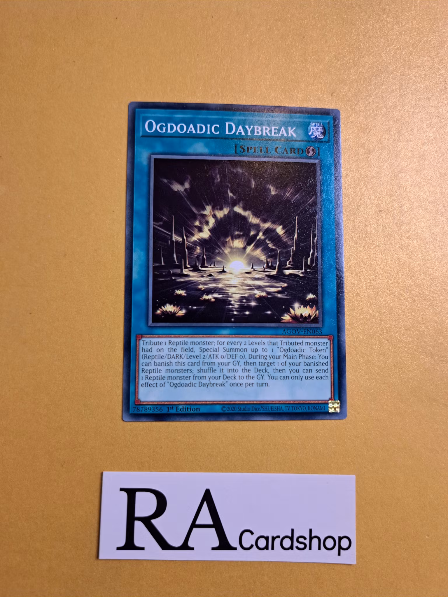 Ogdoadic Daybreak Common AGOV-EN063 1st Edition Age of Overlord 2020 AGOV Yu-Gi-Oh