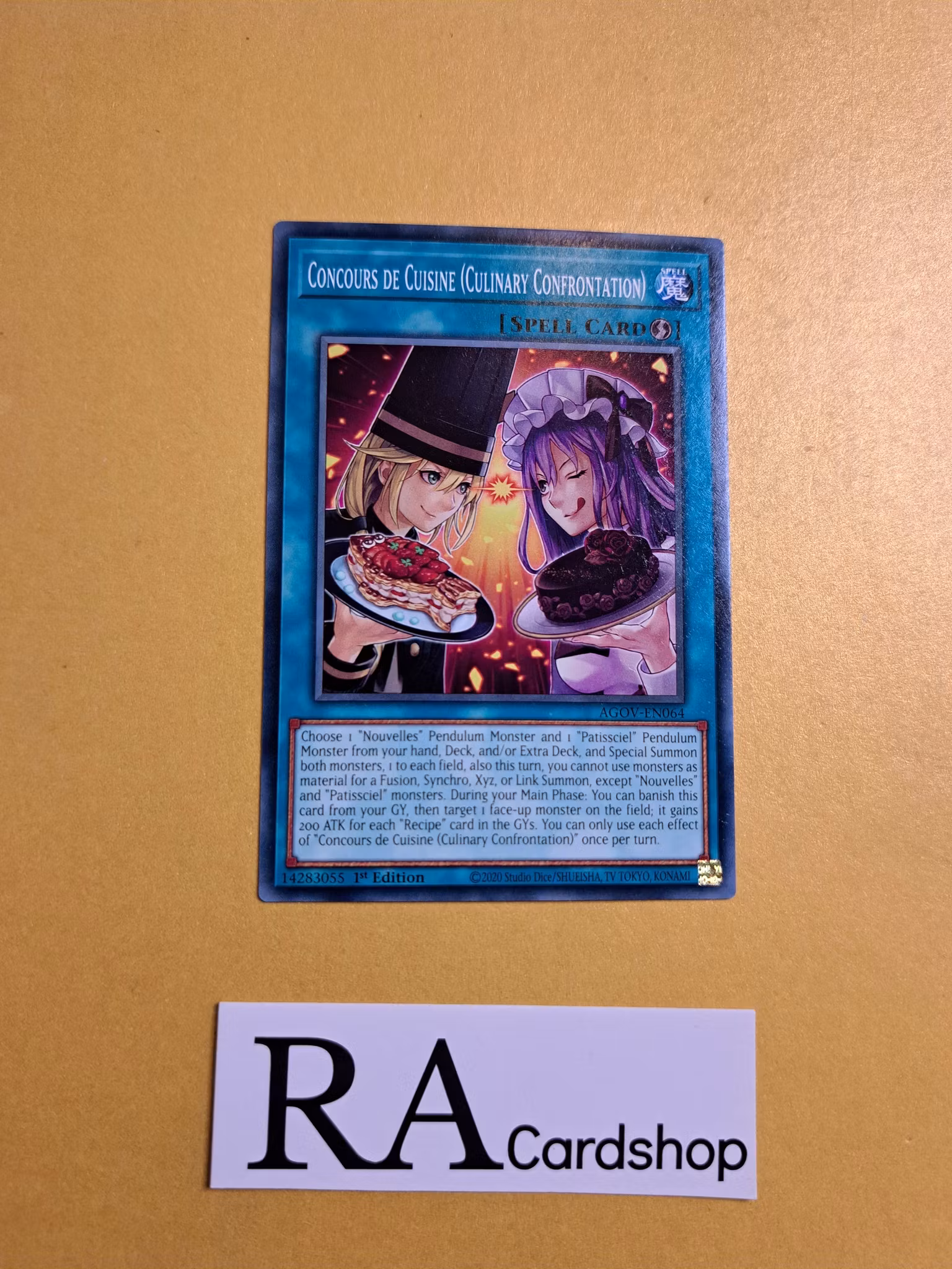 Concours de Cuisine (Culinary Confrontation) Common AGOV-EN064 1st Edition Age of Overlord 2020 AGOV Yu-Gi-Oh