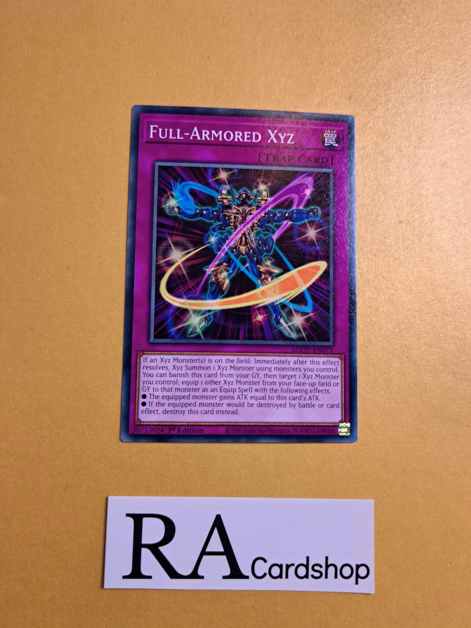 Full-Armored XYZ Common AGOV-EN071 1st Edition Age of Overlord 2020 AGOV Yu-Gi-Oh